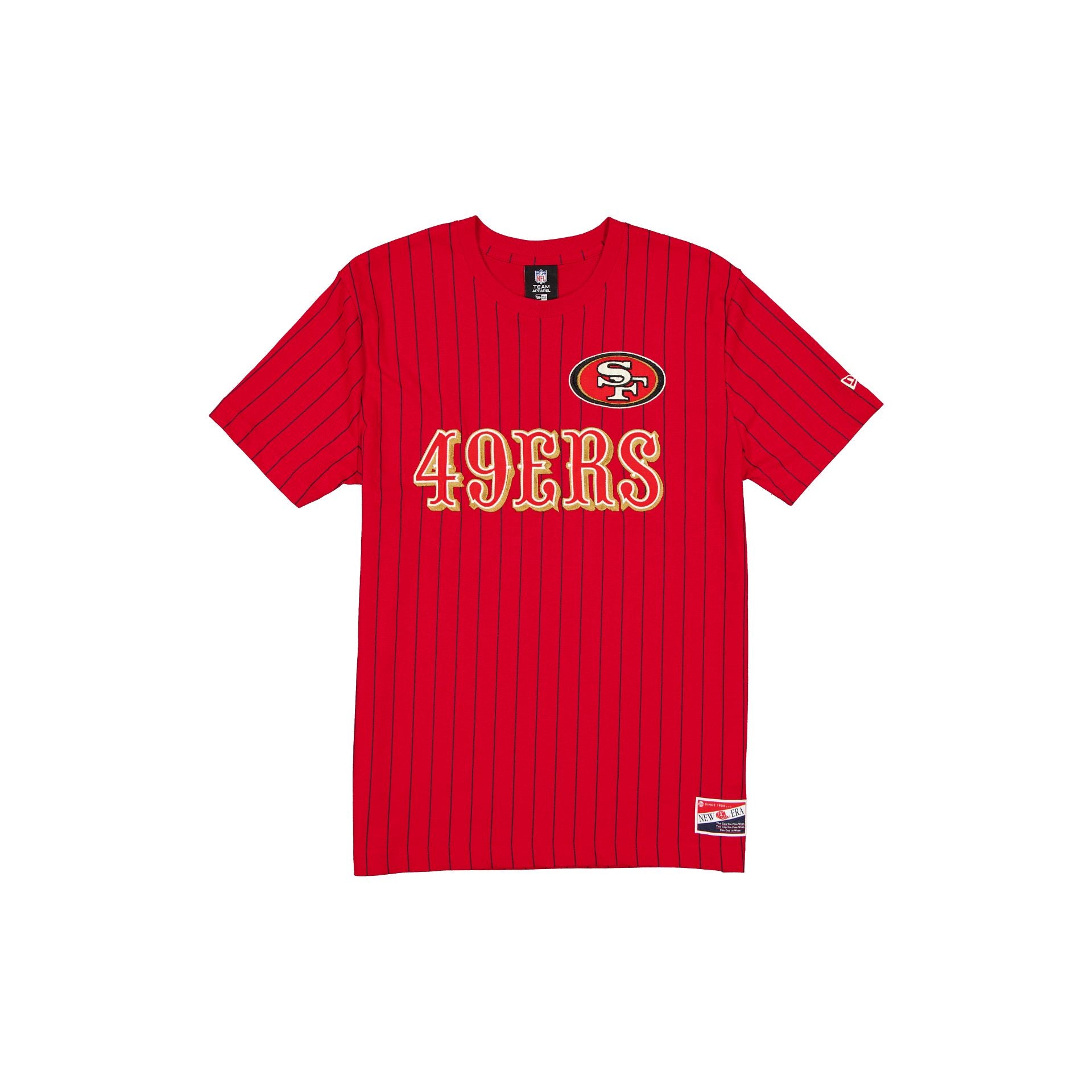 San Francisco 49Ers Throwback Retro Pinstripe T-Shirt