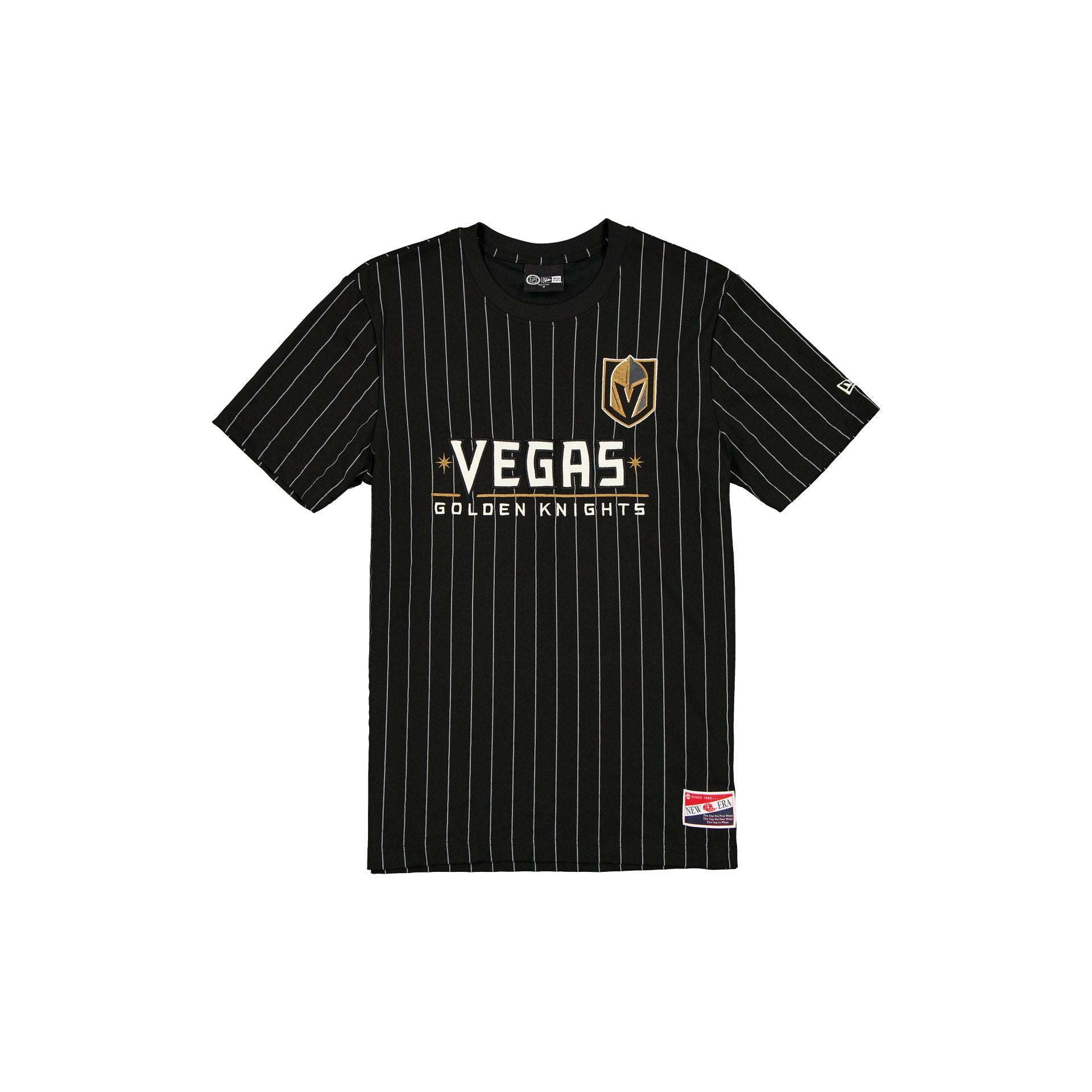 Vegas Golden Knights Throwback Retro Pinstripe T-Shirt