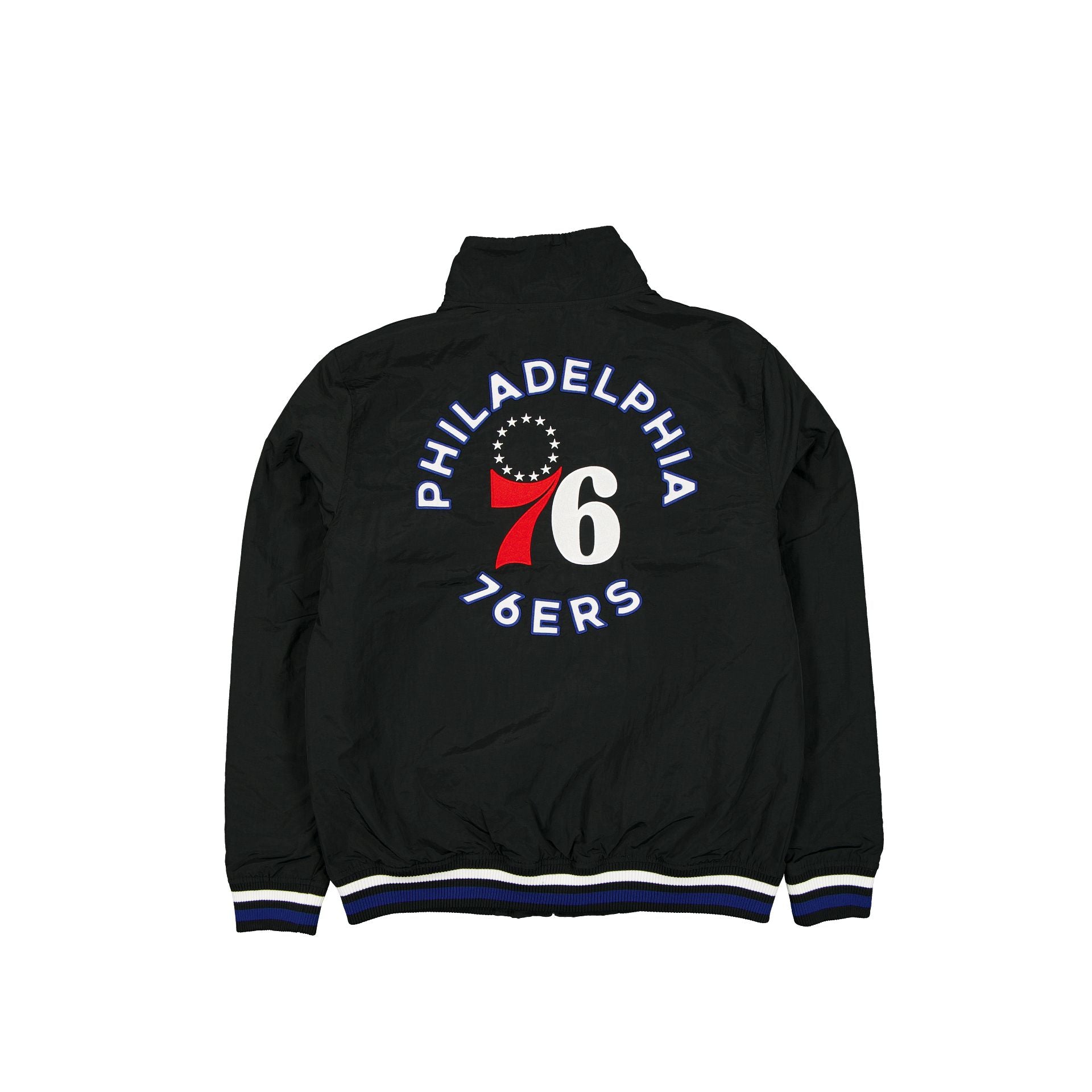 Philadelphia 76Ers Throwback Nylon Jacket - Image 3