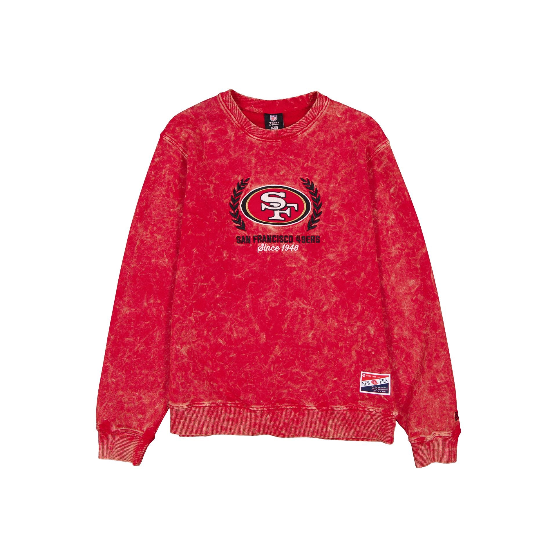 San Francisco 49Ers Throwback Washed Crewneck