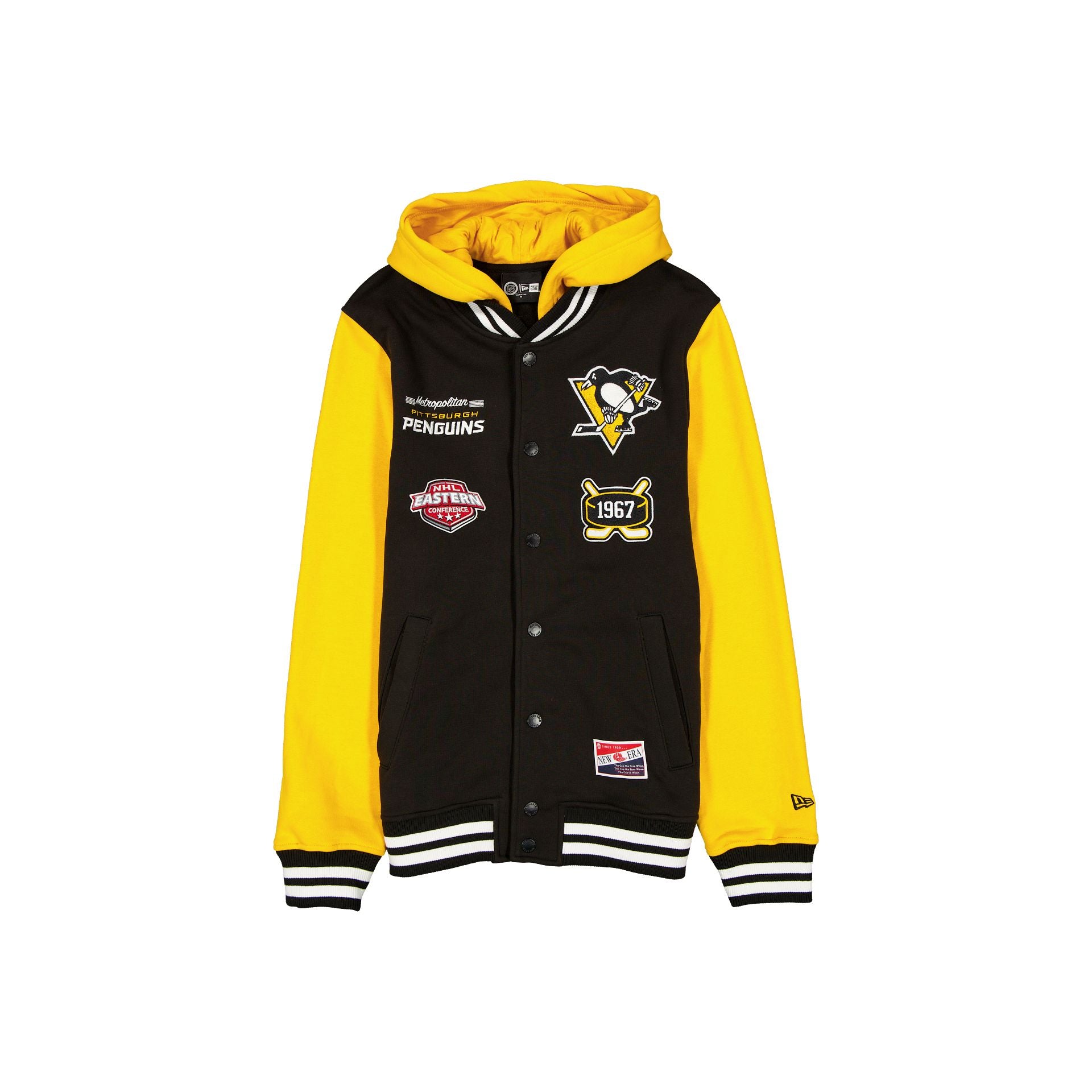 Alternative view of Pittsburgh Penguins Throwback Black Jacket