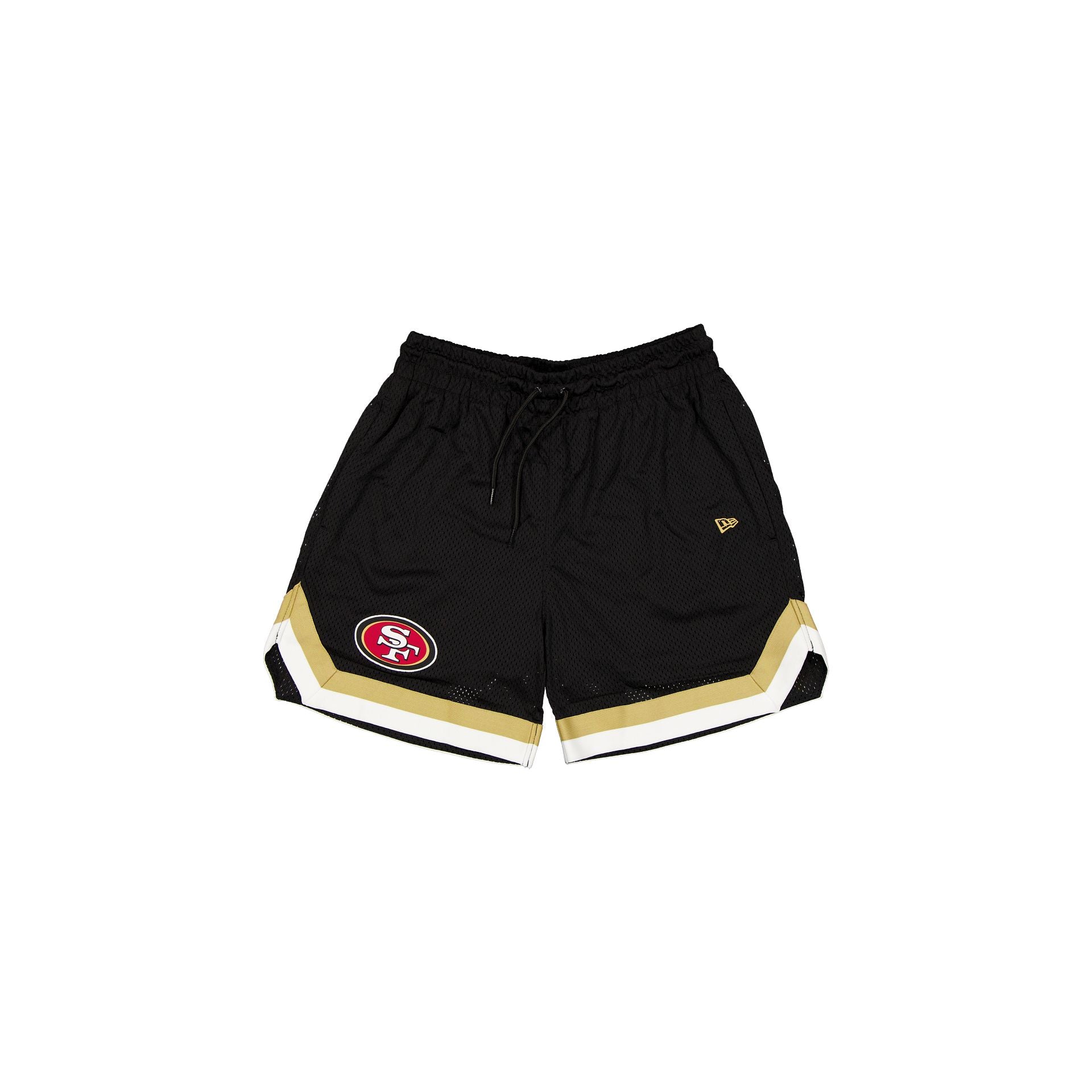 San Francisco 49Ers Mesh Black Shorts