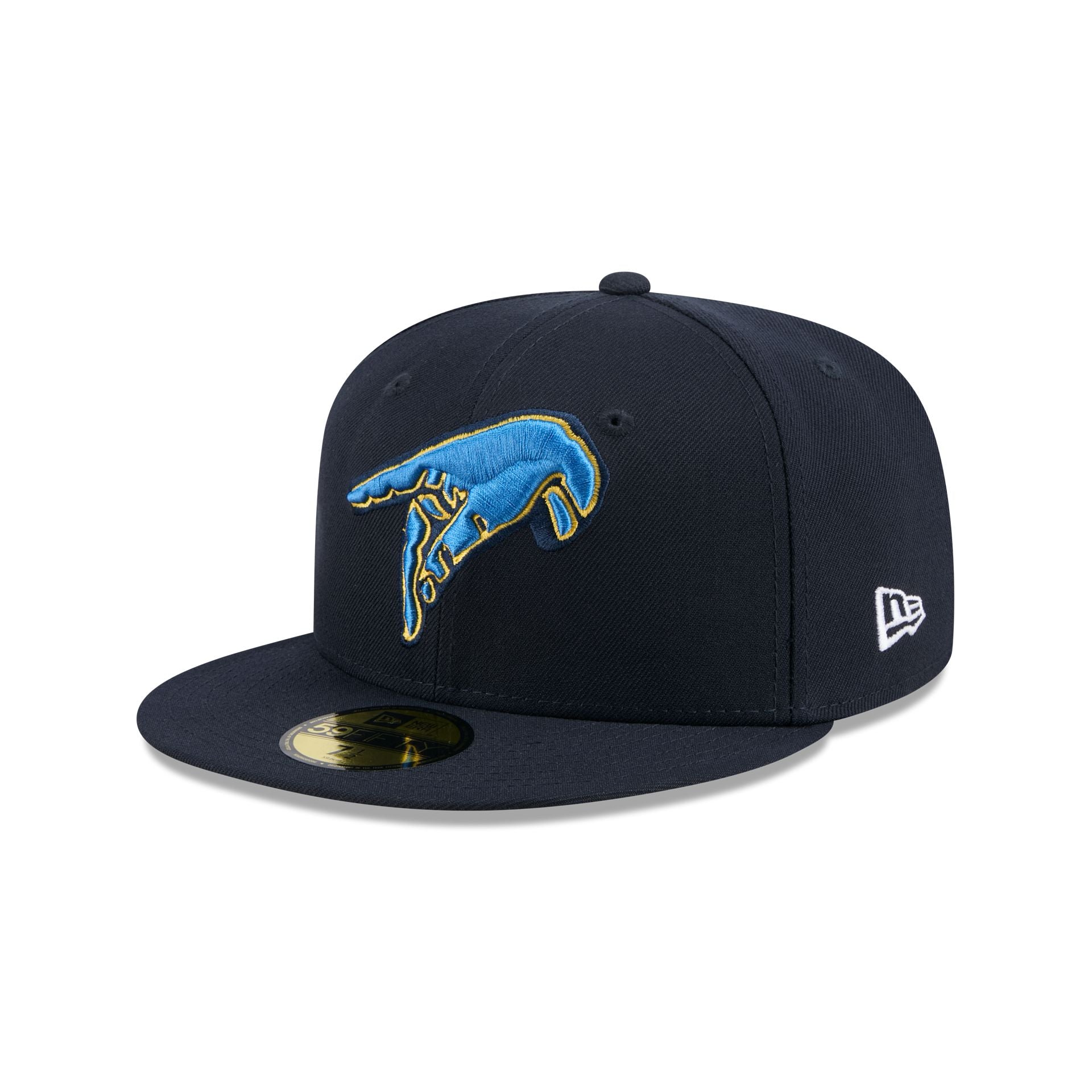 Myrtle Beach Pelicans Theme Night Navy 59Fifty Fitted Hat
