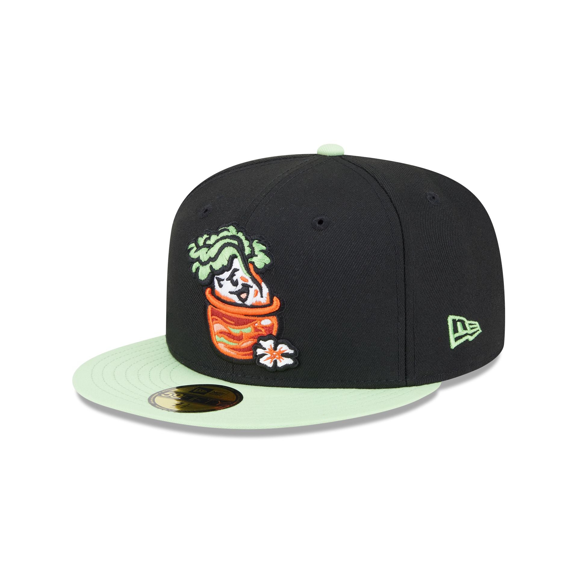 Montgomery Biscuits Theme Night Black 59Fifty Fitted Hat