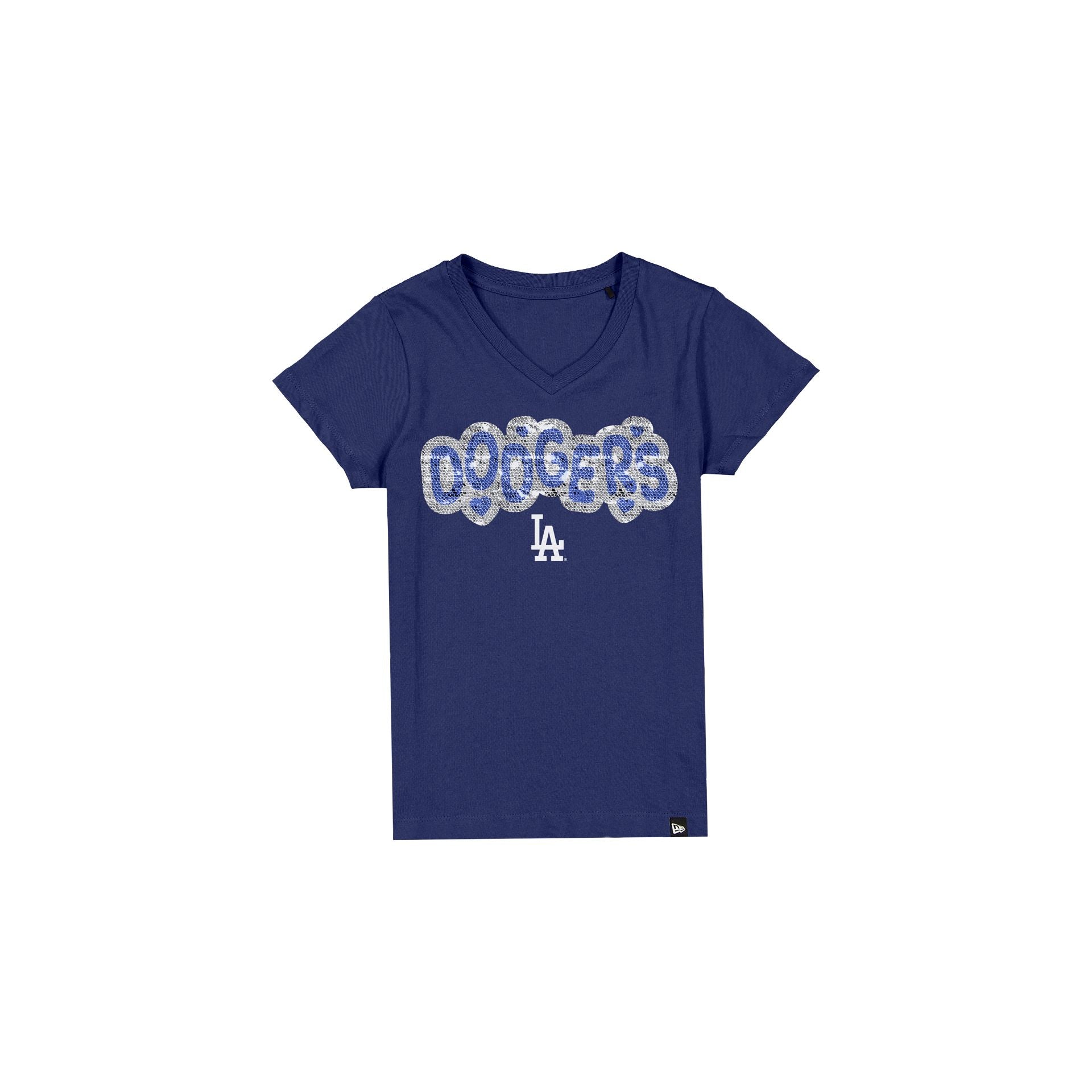 Alternative view of Los Angeles Dodgers Flip Sequin Girls T-Shirt