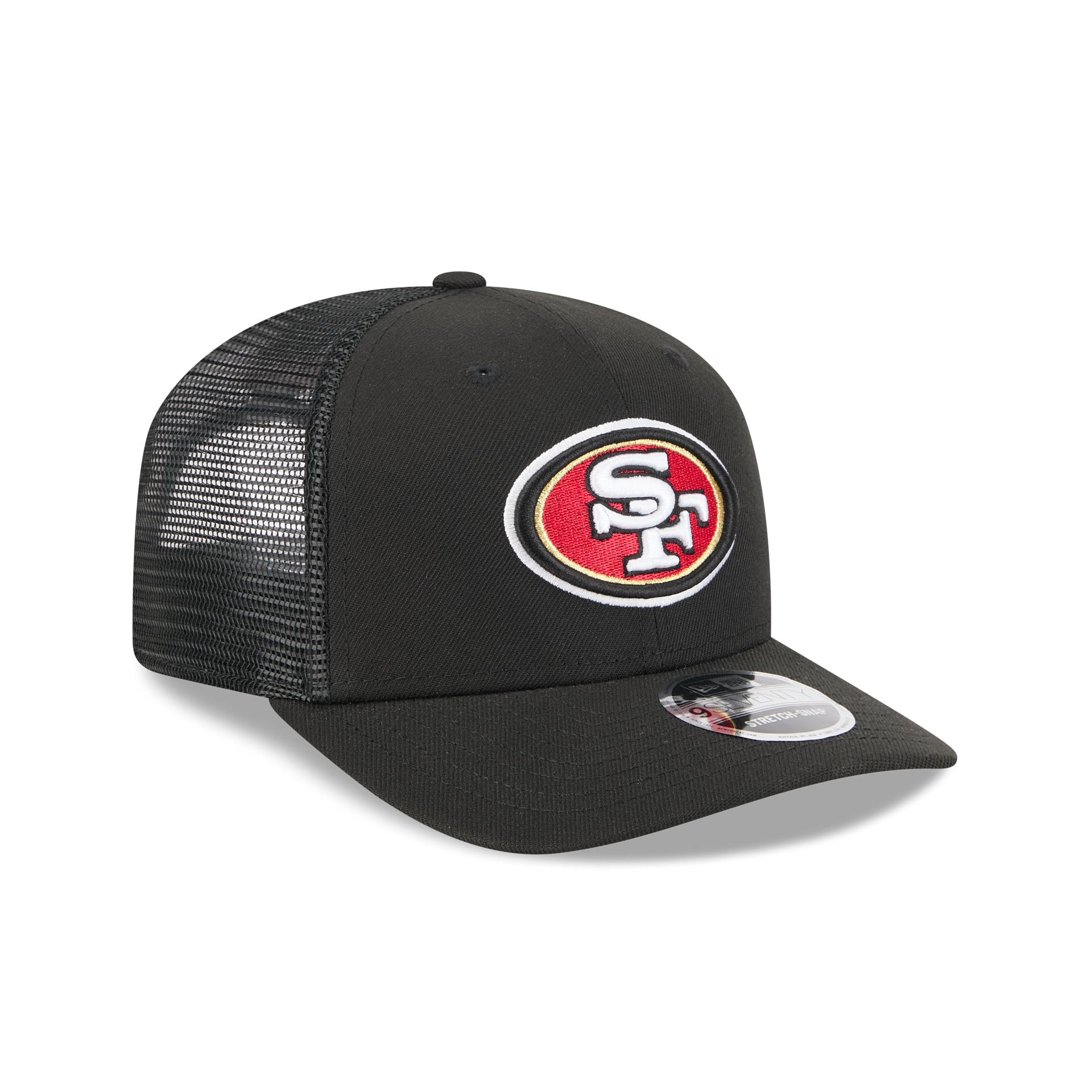 San Francisco 49Ers Team Black 9Seventy Trucker Hat - Image 3