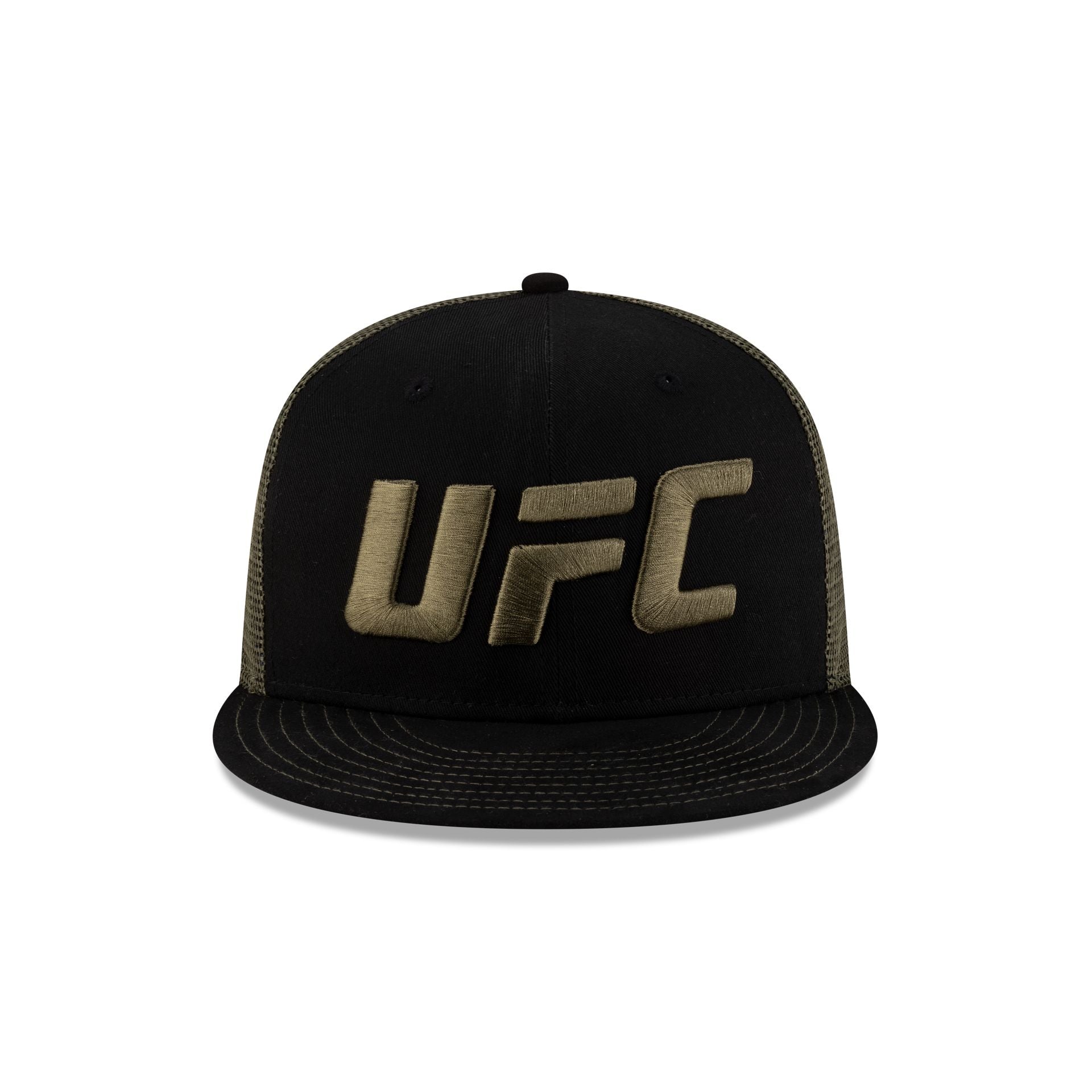 Alternative view of Ufc Suede Black 9Fifty Trucker Hat