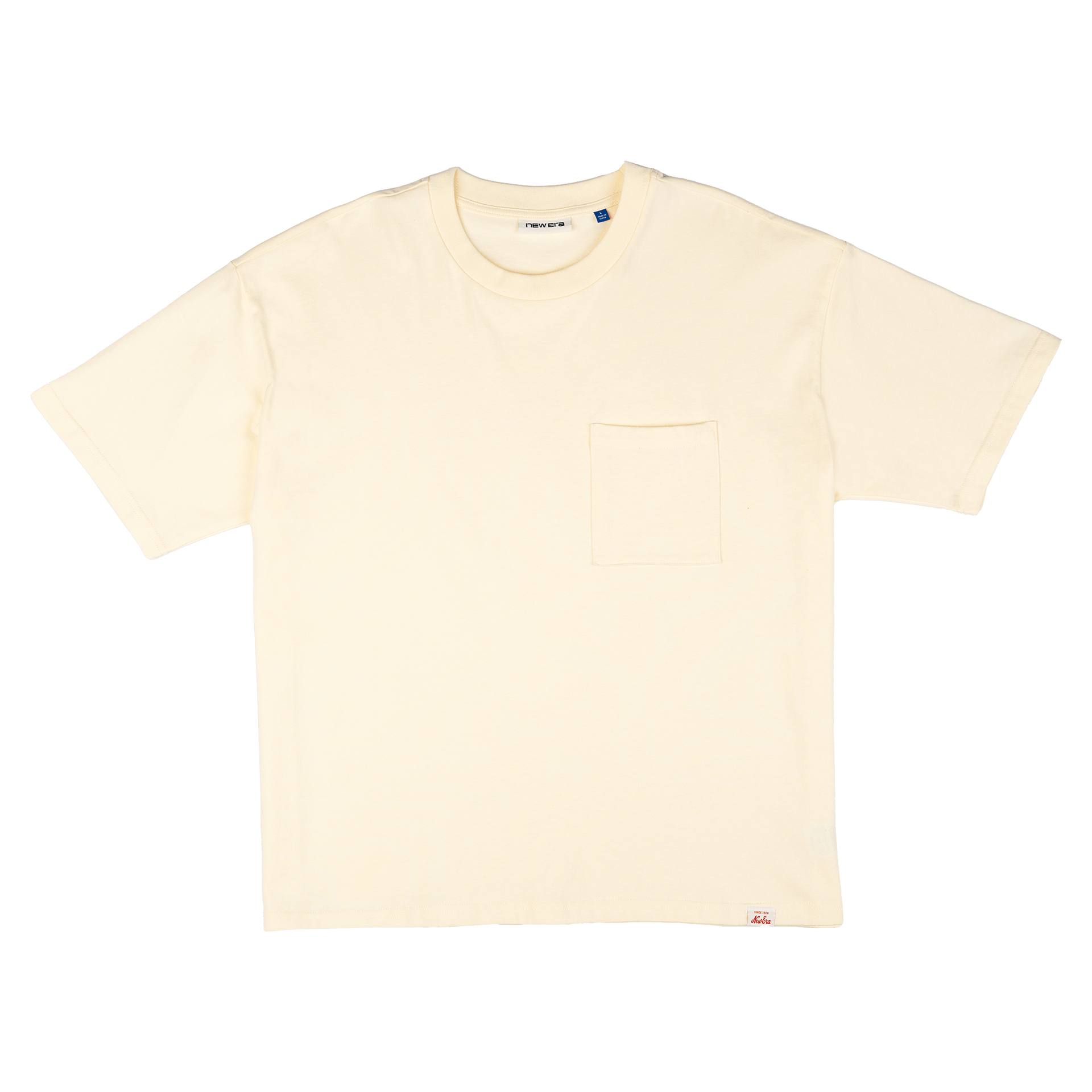 Alternative view of New Era Branded Alden Heavyweight Chrome White Pocket T-Shirt