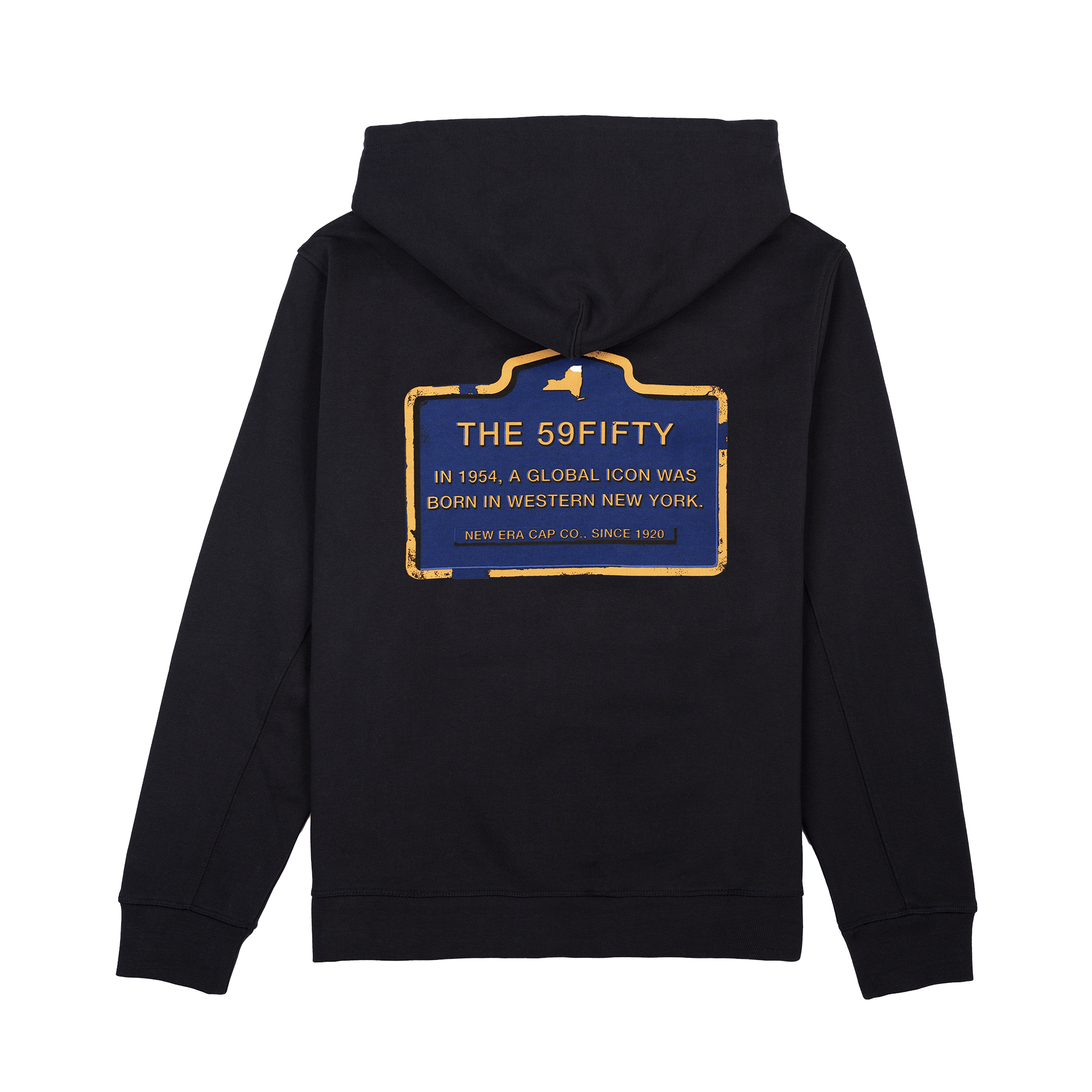 Alternative view of New Era Branded Landmark Navy Hoodie