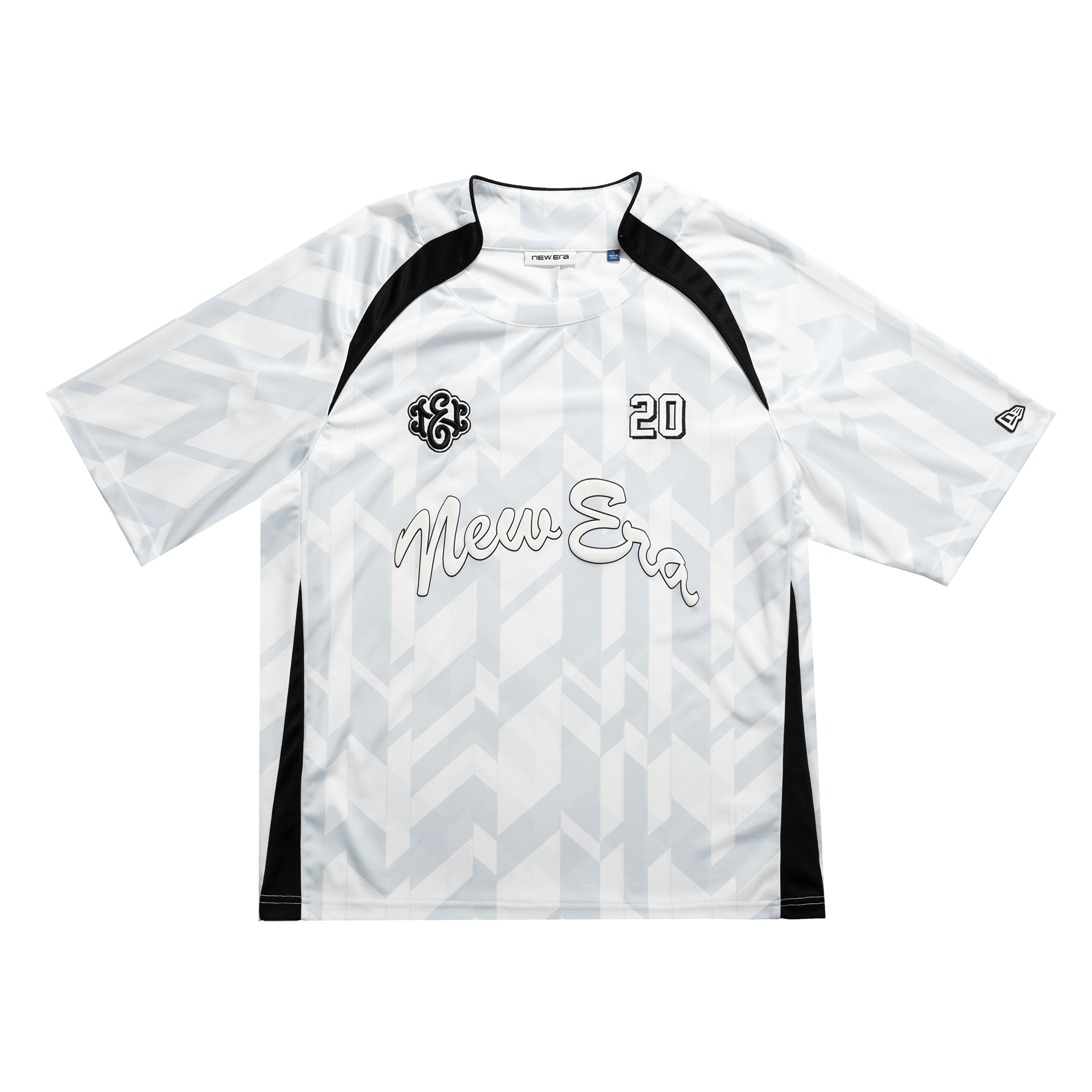 Alternative view of New Era Branded Advantage Printed Optic White Soccer Jersey