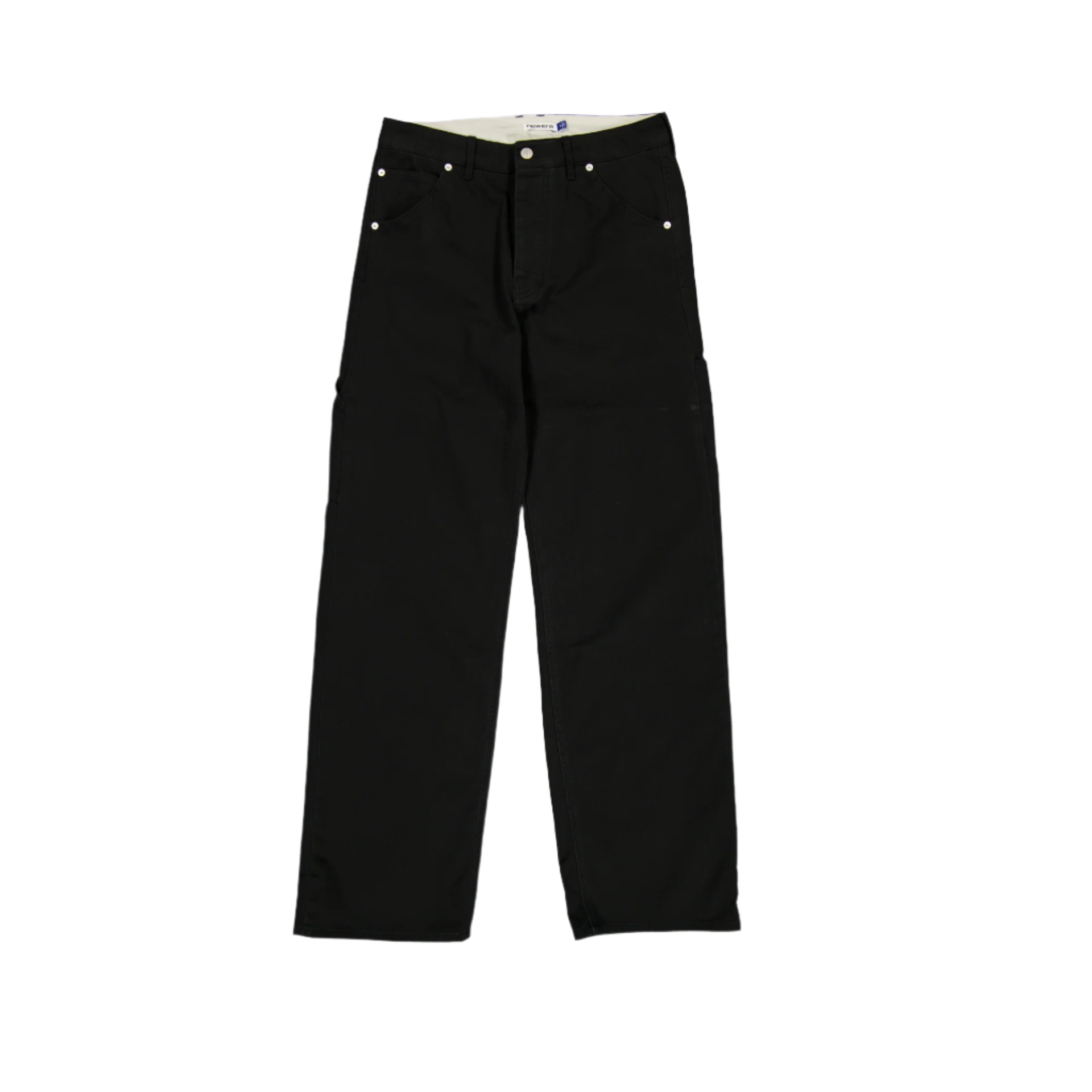 New Era Branded Ellicott Black Twill Carpenter Pant