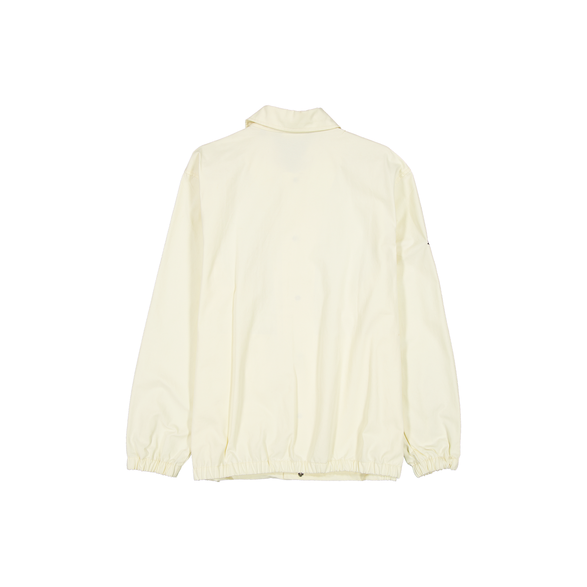 Alternative view of New Era Branded Twill Applique Chrome White Coaches Jacket