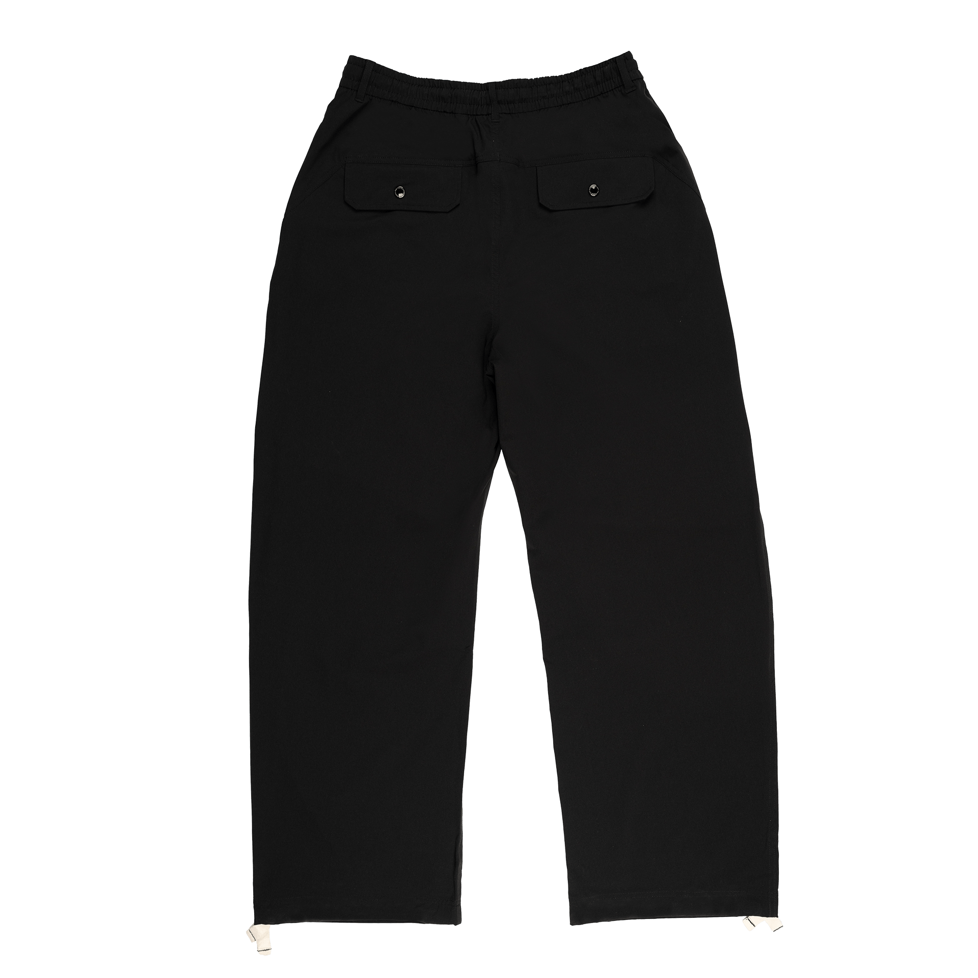 Alternative view of New Era Branded Nylon Military Black Cargo Pants