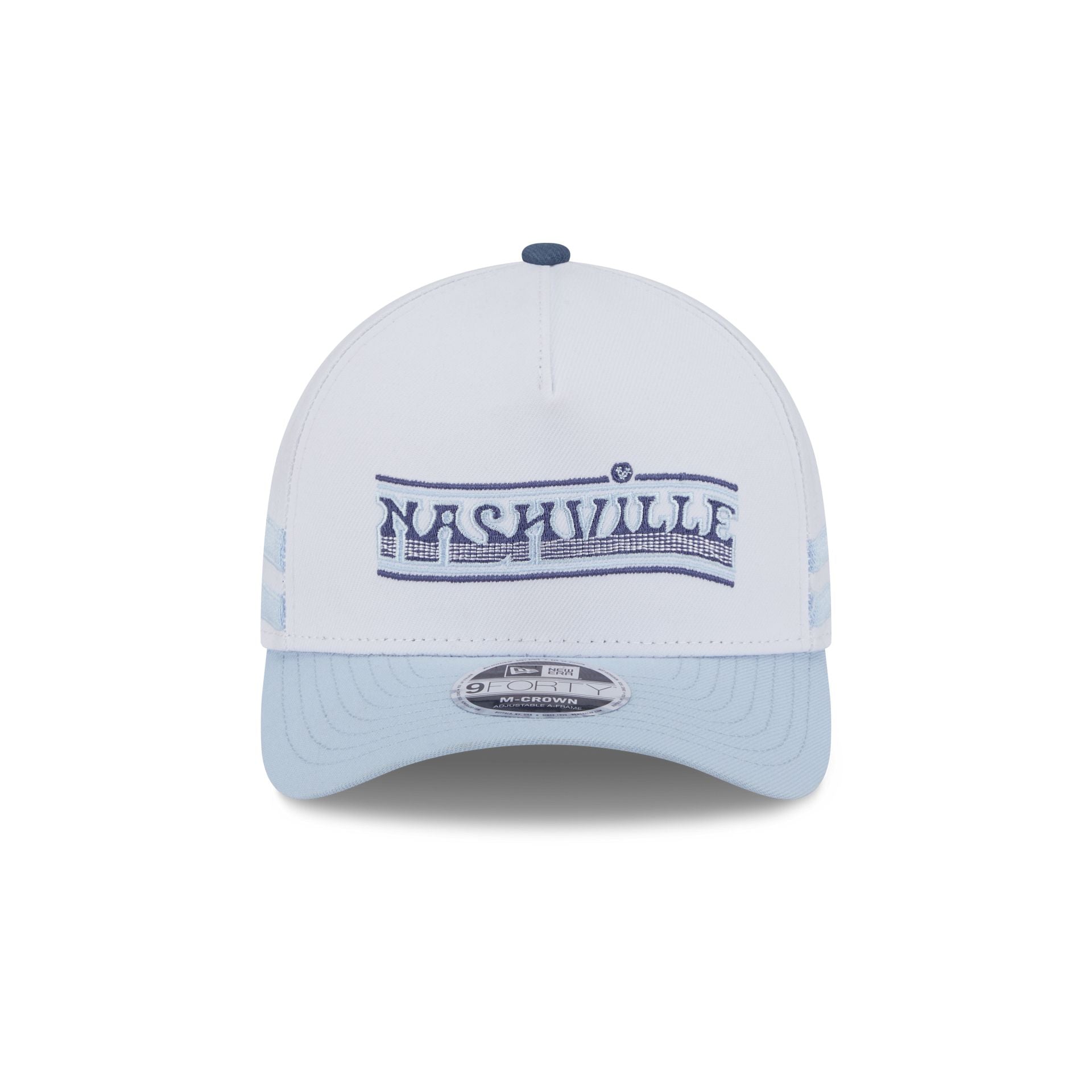 Alternative view of Nashville Sc 2025 Jersey Hook White 9Forty M-Crown A-Frame Snapback Hat