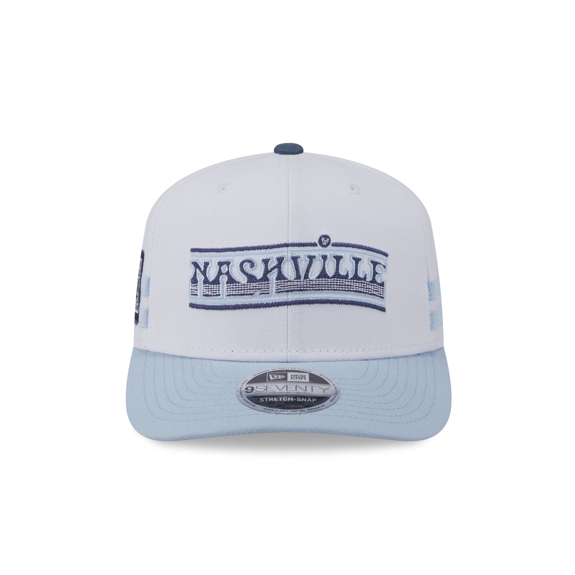 Alternative view of Nashville Sc 2025 Jersey Hook White 9Seventy Stretch-Snap Hat