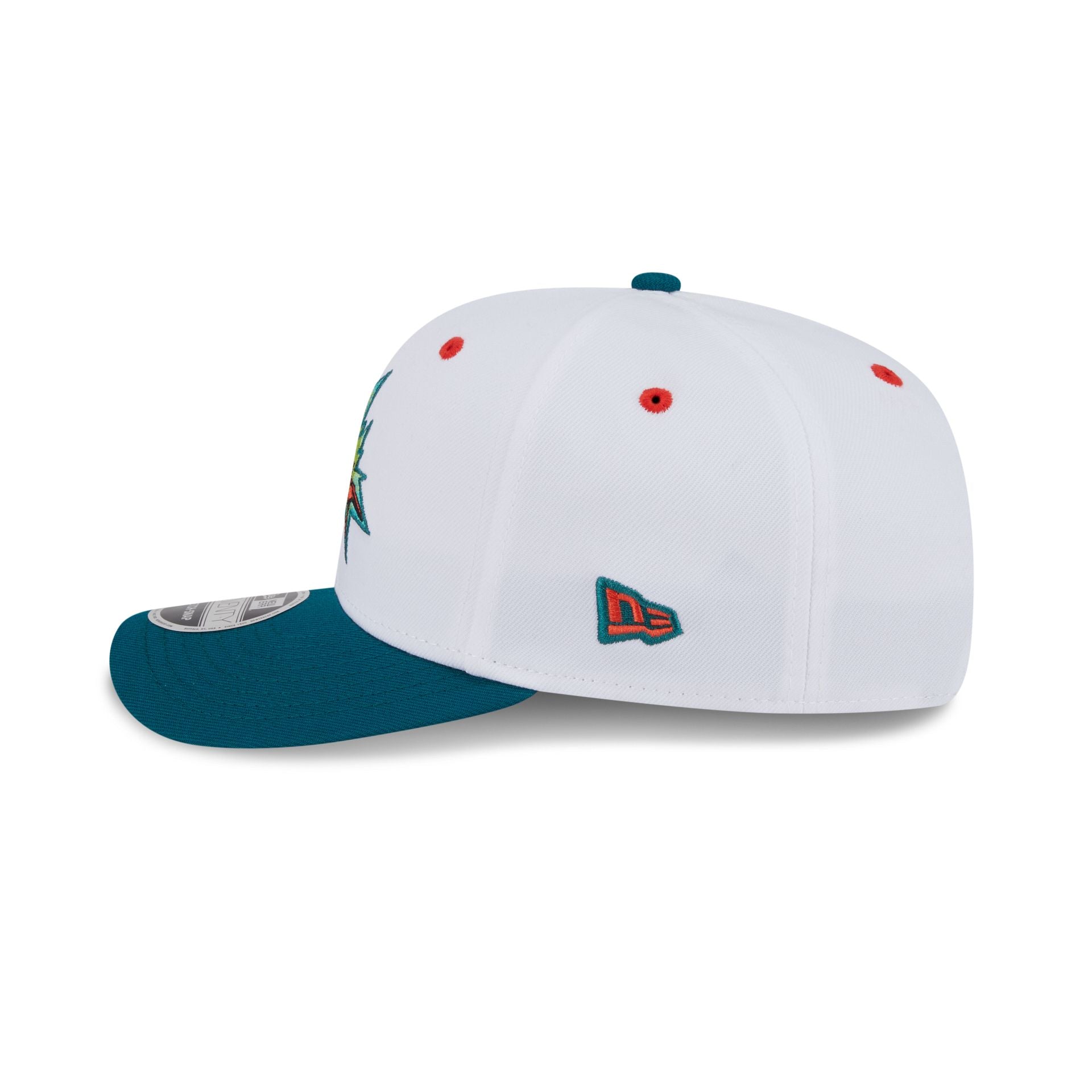 San Jose Earthquakes 2025 Jersey Hook White 9Seventy Stretch-Snap Hat - Image 5