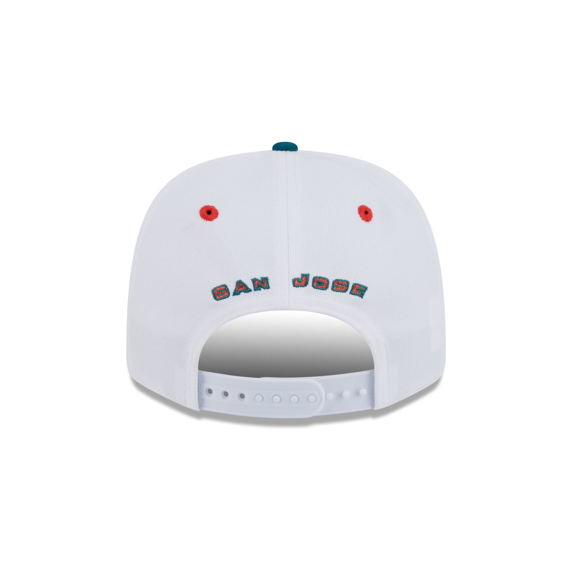 San Jose Earthquakes 2025 Jersey Hook White 9Seventy Stretch-Snap Hat - Image 6