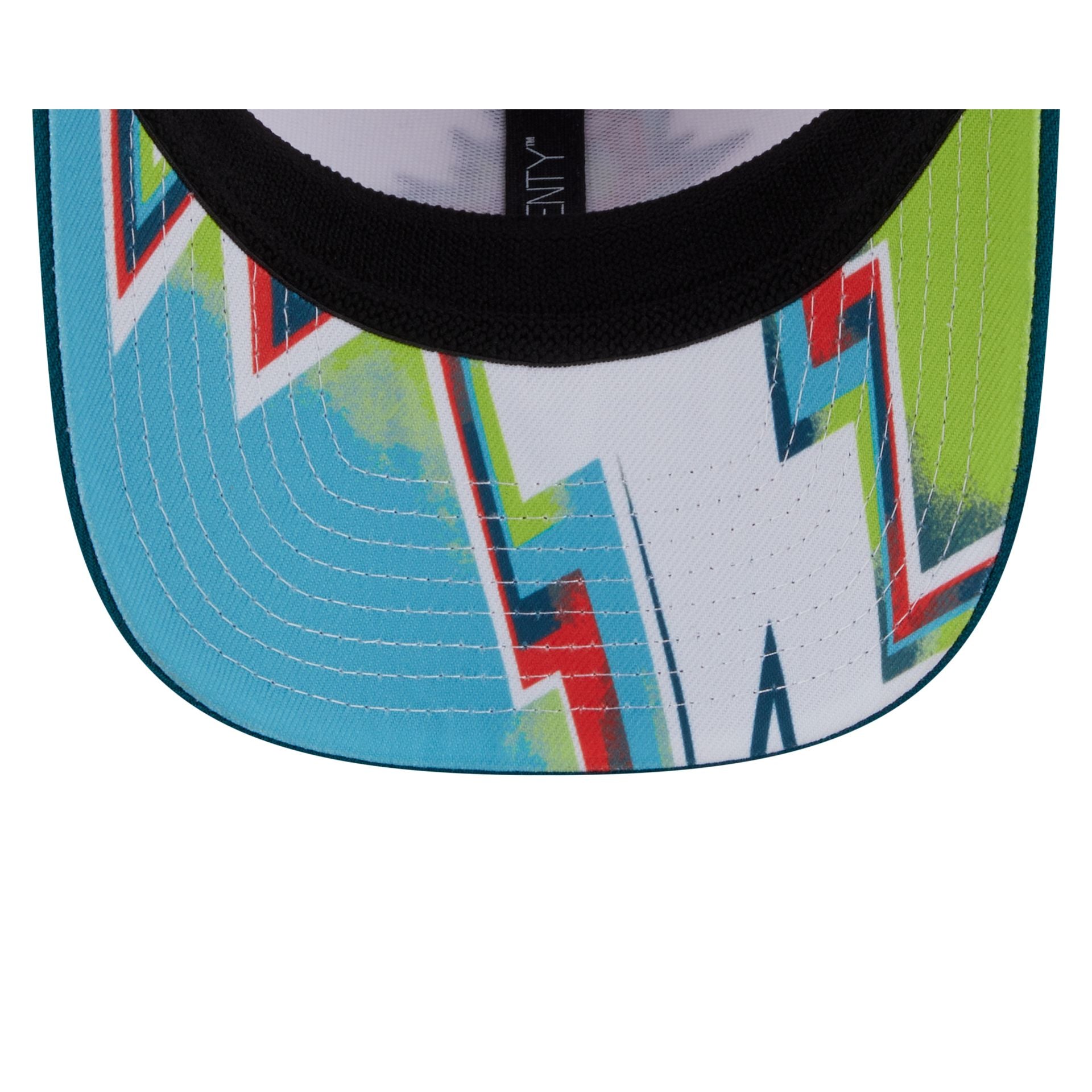 San Jose Earthquakes 2025 Jersey Hook White 9Seventy Stretch-Snap Hat - Image 7
