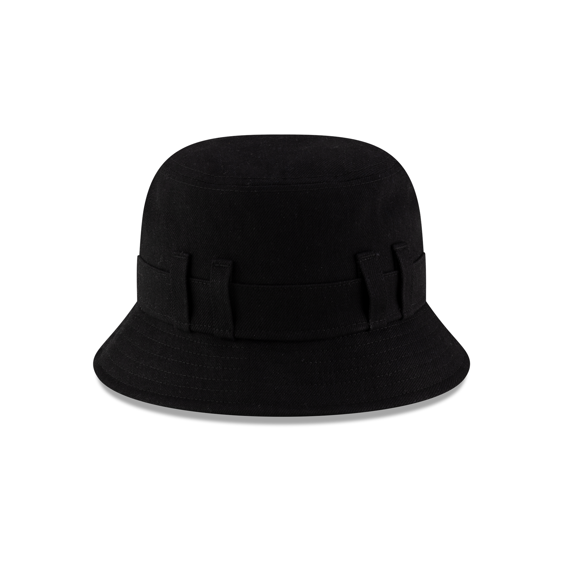 Alternative view of New Era Branded Belt Loop Denim Black Bucket Hat
