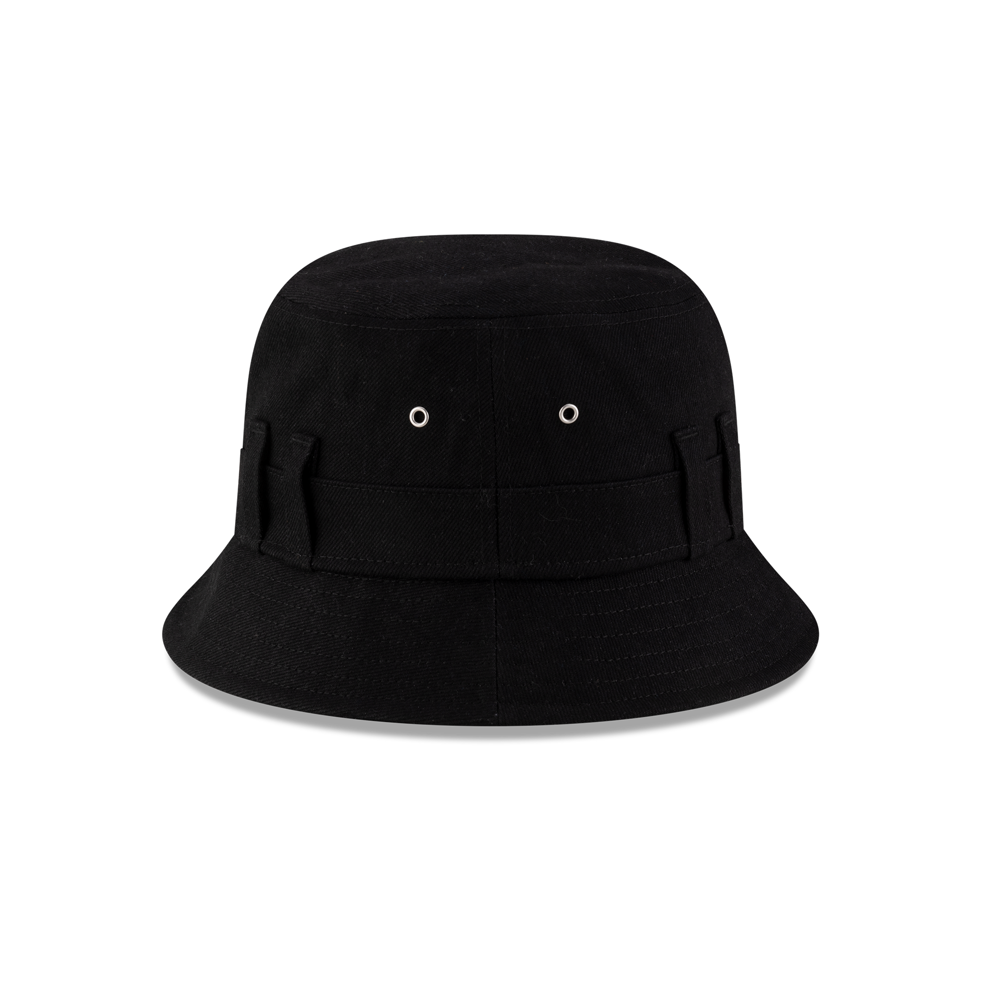 New Era Branded Belt Loop Denim Black Bucket Hat - Image 3