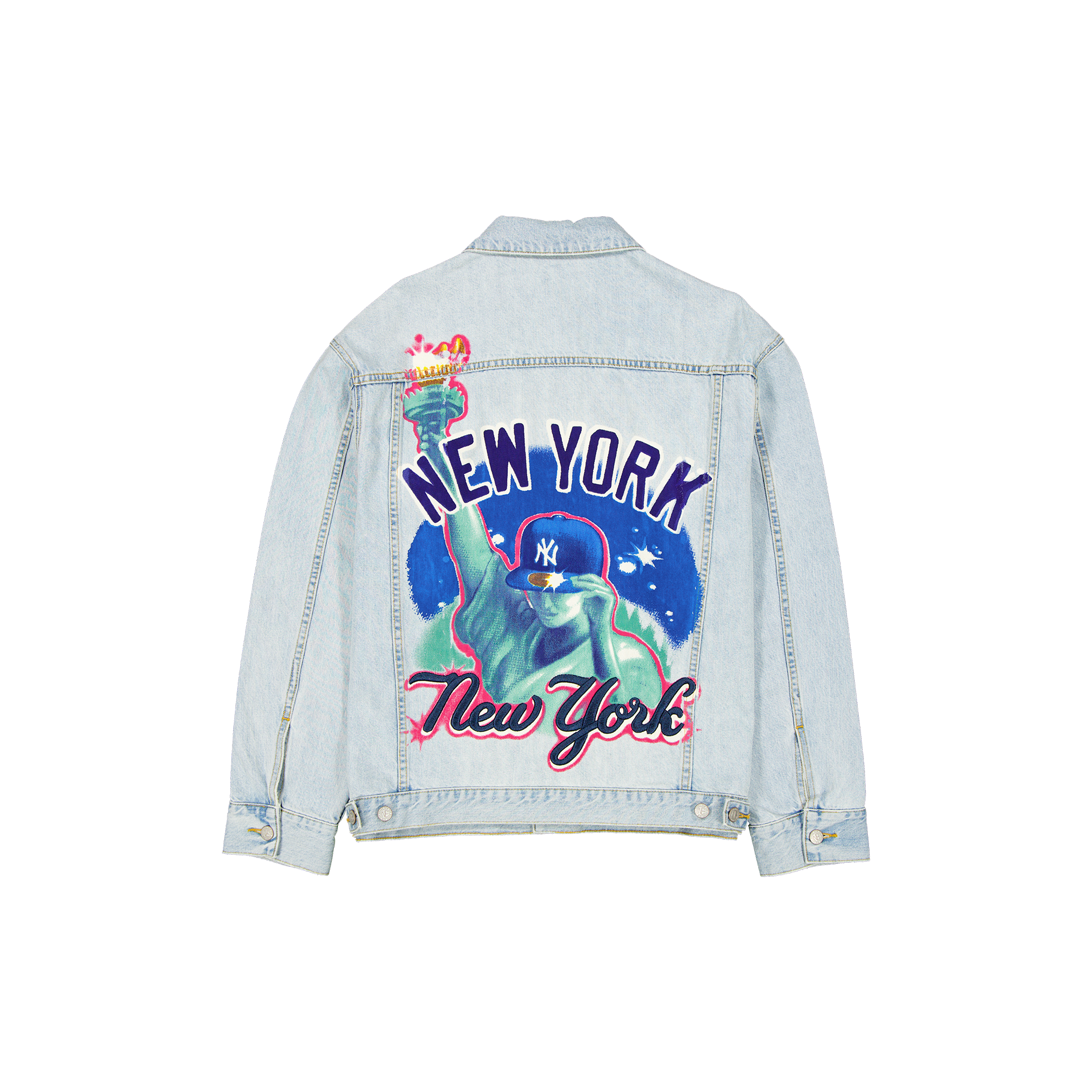Alternative view of New York Yankees Denim Trucker Jacket