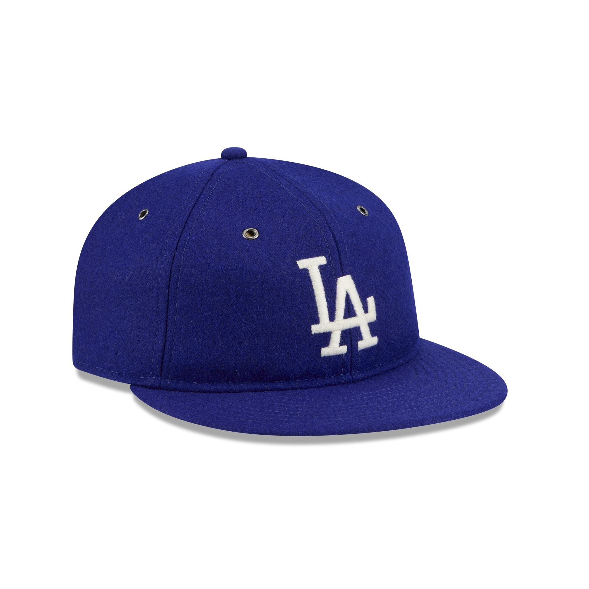 Alternative view of Los Angeles Dodgers Wool Retro Crown Blue 59Fifty Fitted Hat