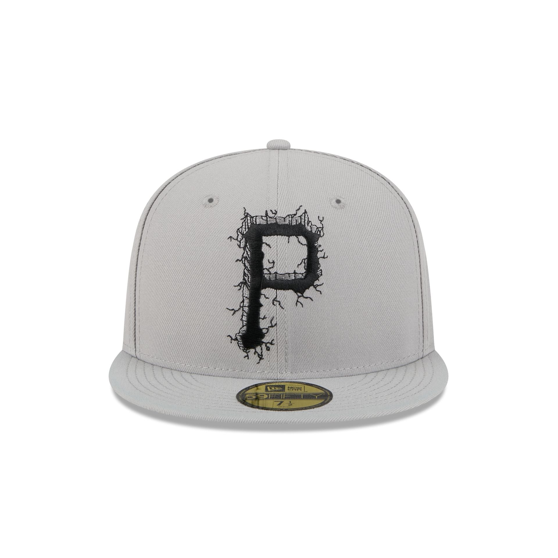 Alternative view of Pittsburgh Pirates Cracked Cement 59Fifty Fitted Hat