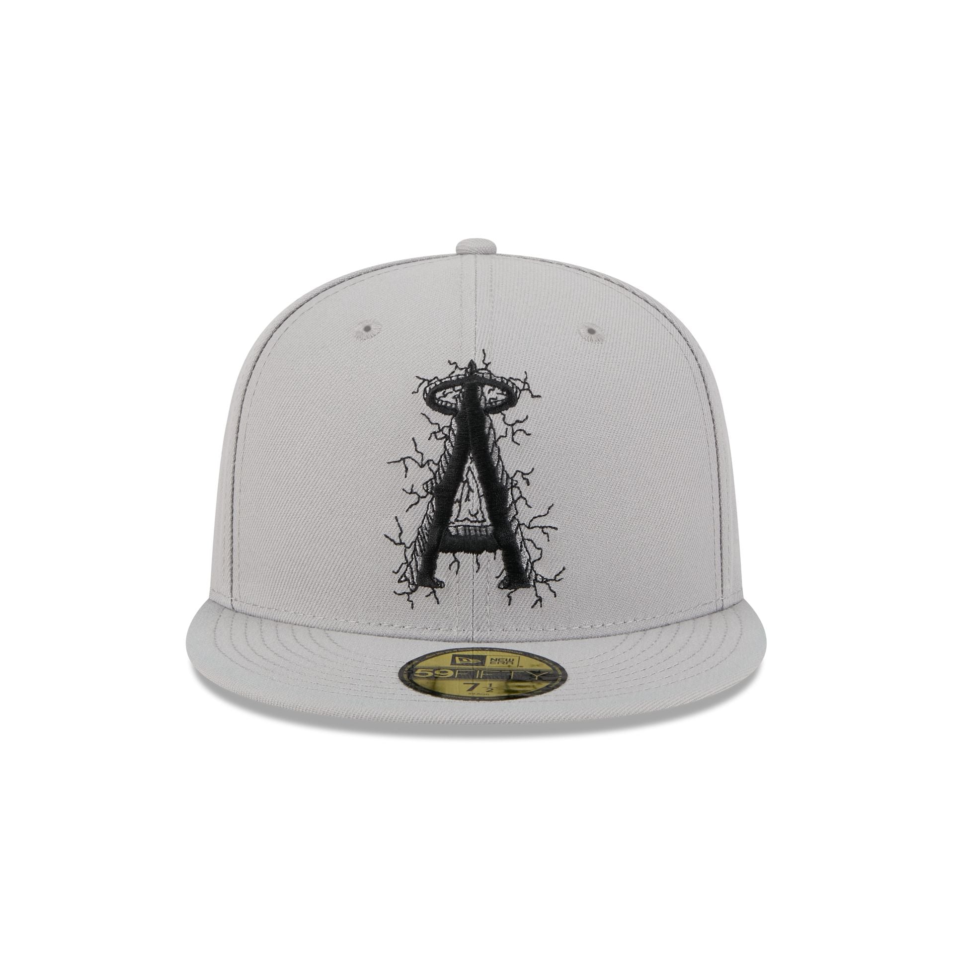 Alternative view of Los Angeles Angels Cracked Cement 59Fifty Fitted Hat