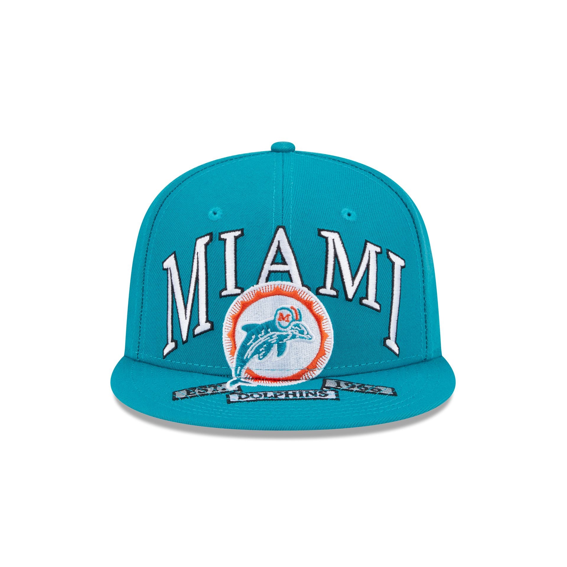 Alternative view of Miami Dolphins Oversized 59Fifty Fitted Hat