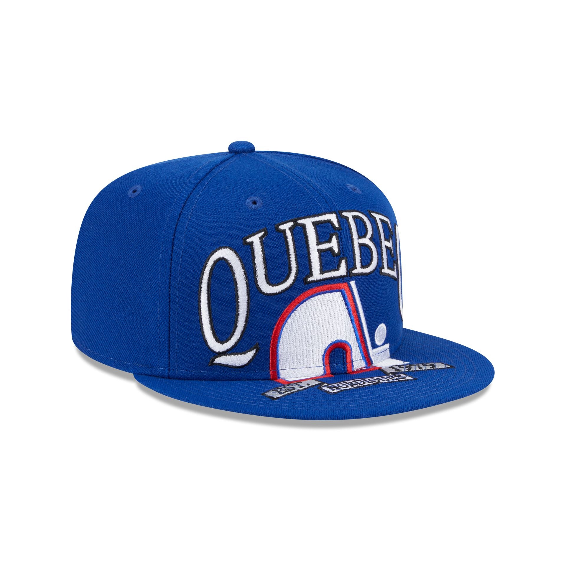 Quebec Nordiques Oversized 59Fifty Fitted Hat - Image 3