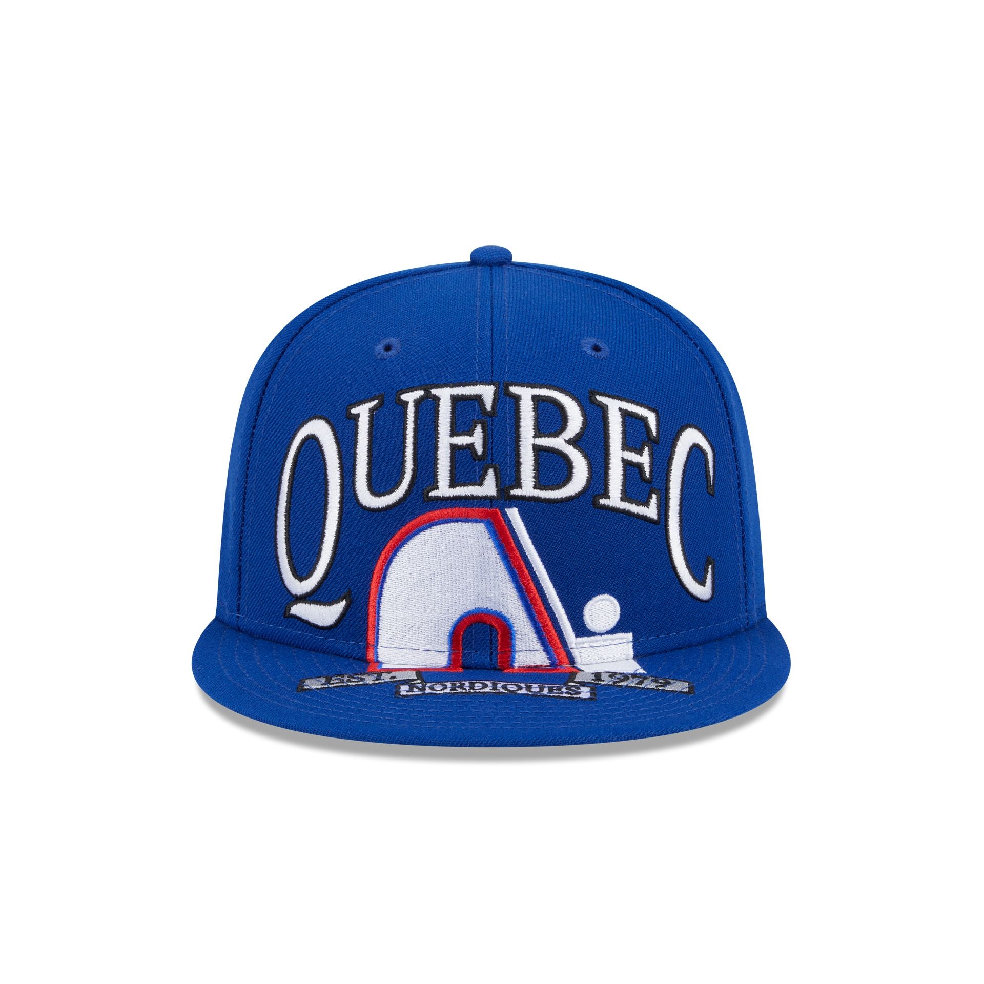 Alternative view of Quebec Nordiques Oversized 59Fifty Fitted Hat