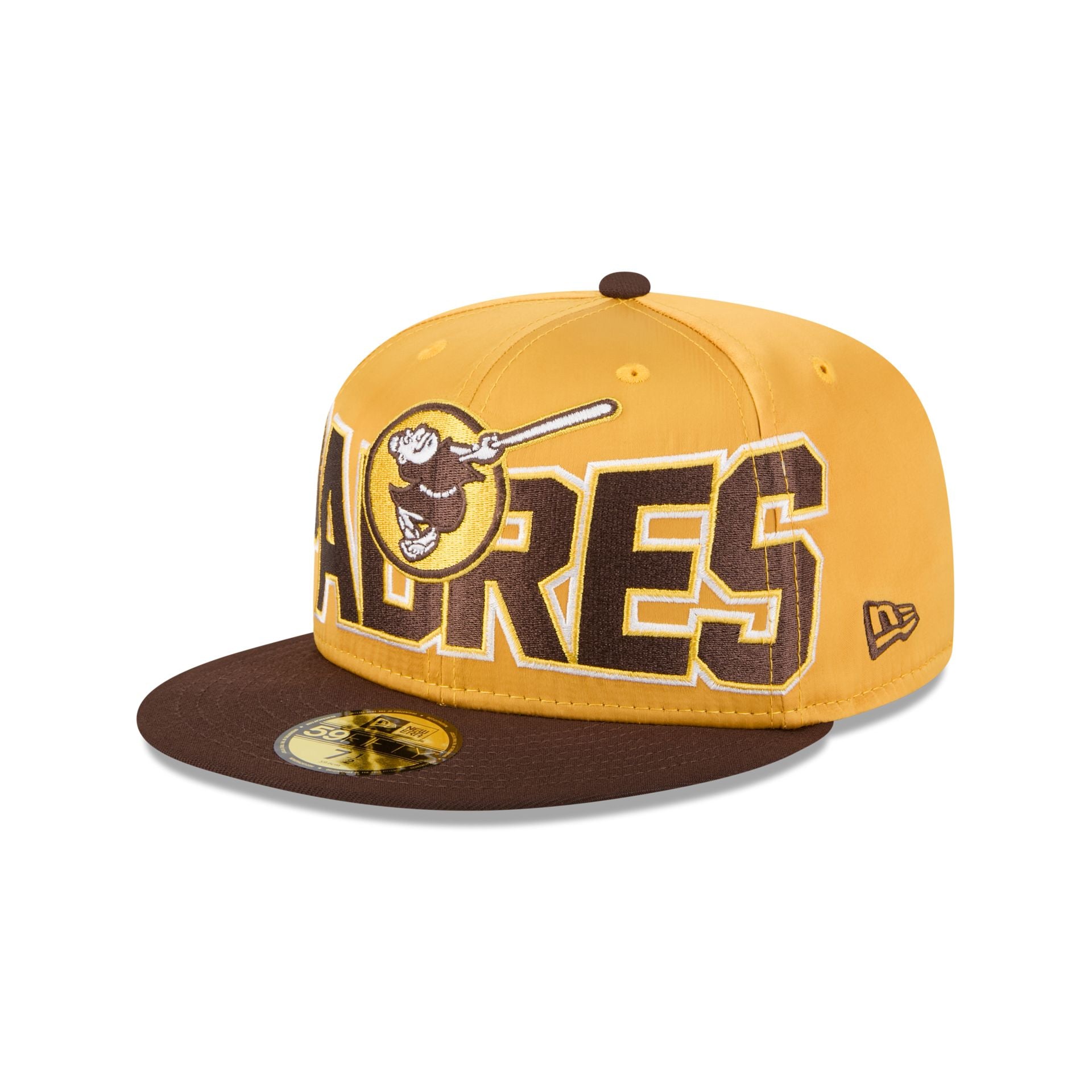 San Diego Padres Bold Satin 59Fifty Fitted Hat