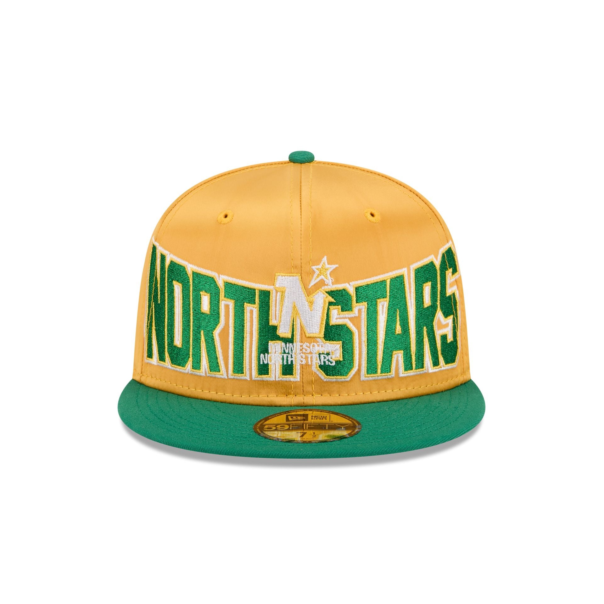 Alternative view of Minnesota North Stars Bold Satin 59Fifty Fitted Hat