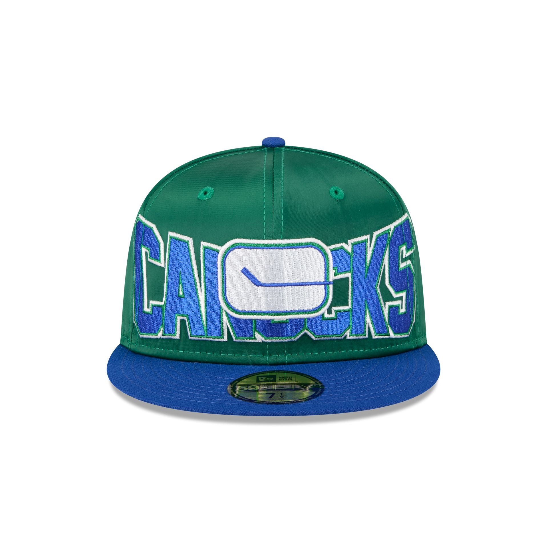 Alternative view of Vancouver Canucks Bold Satin 59Fifty Fitted Hat