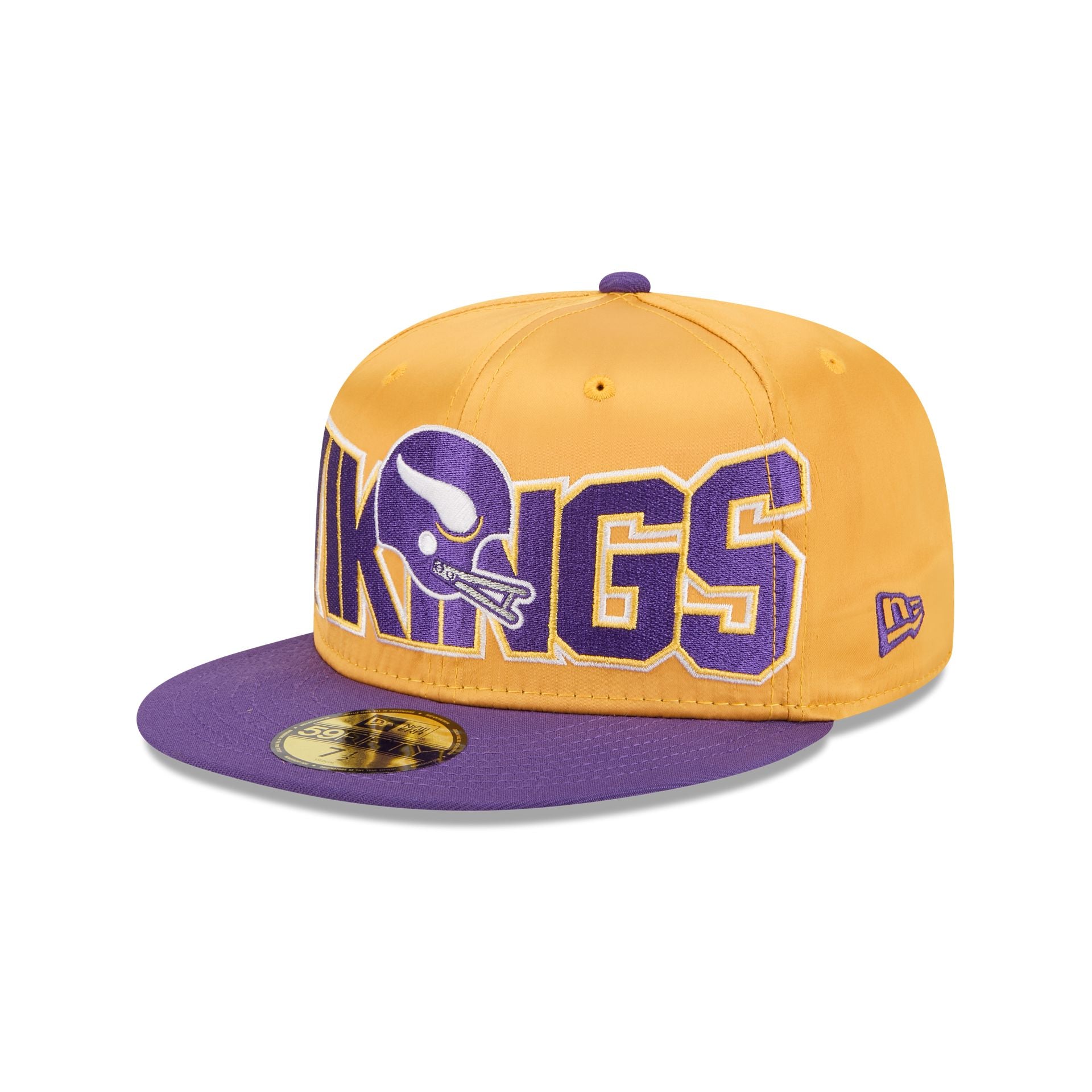 Minnesota Vikings Bold Satin 59Fifty Fitted Hat
