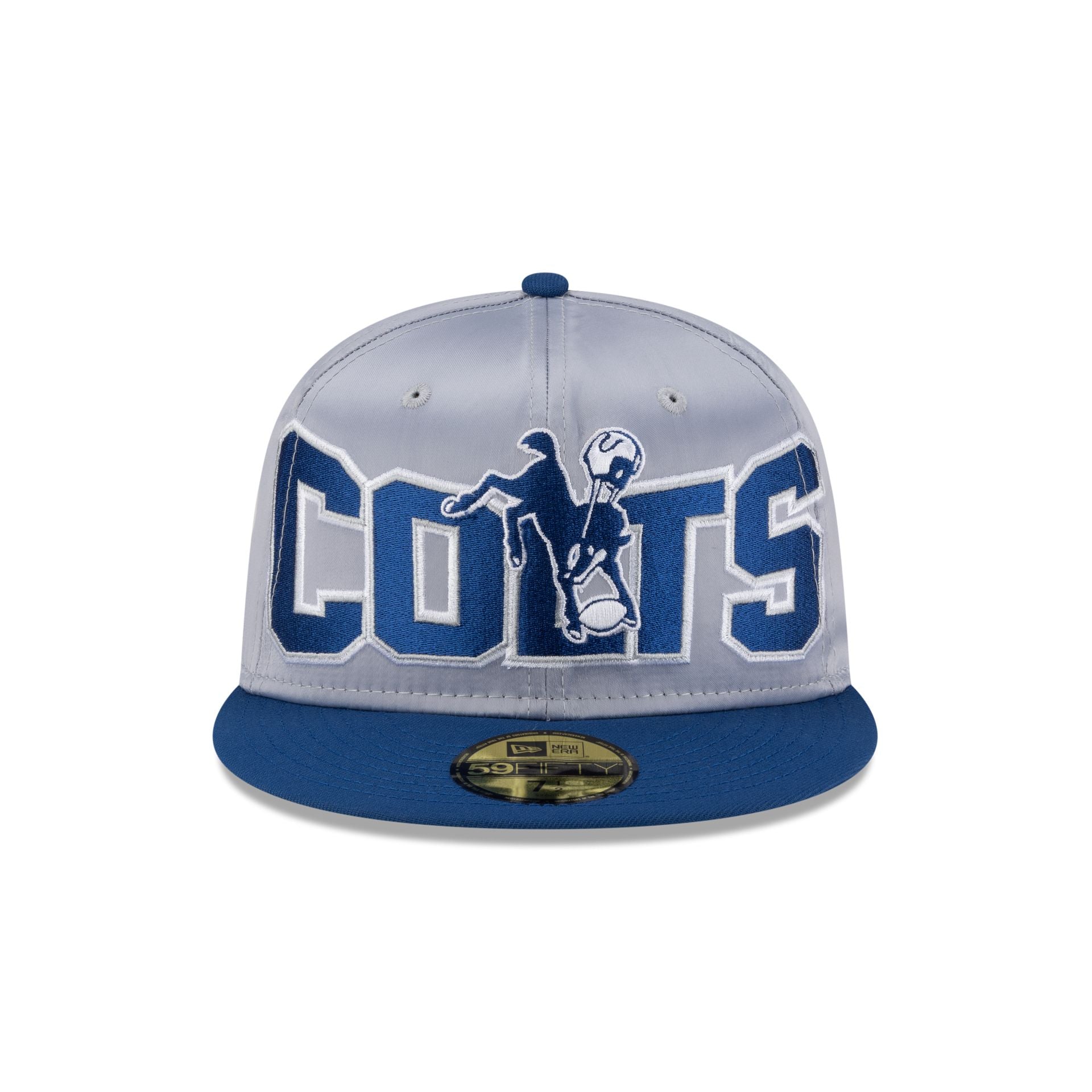 Alternative view of Indianapolis Colts Bold Satin 59Fifty Fitted Hat