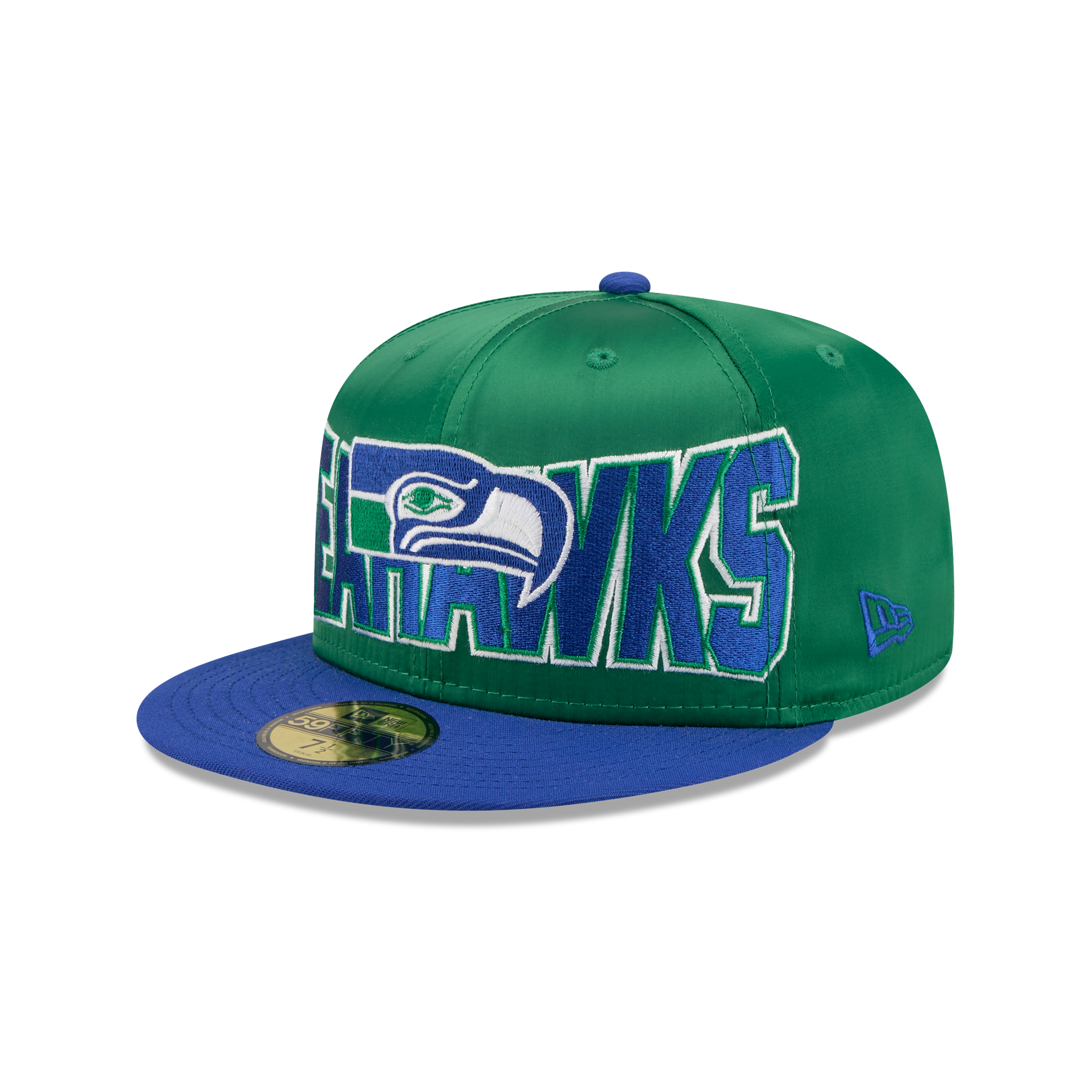 Seattle Seahawks Bold Satin 59Fifty Fitted Hat