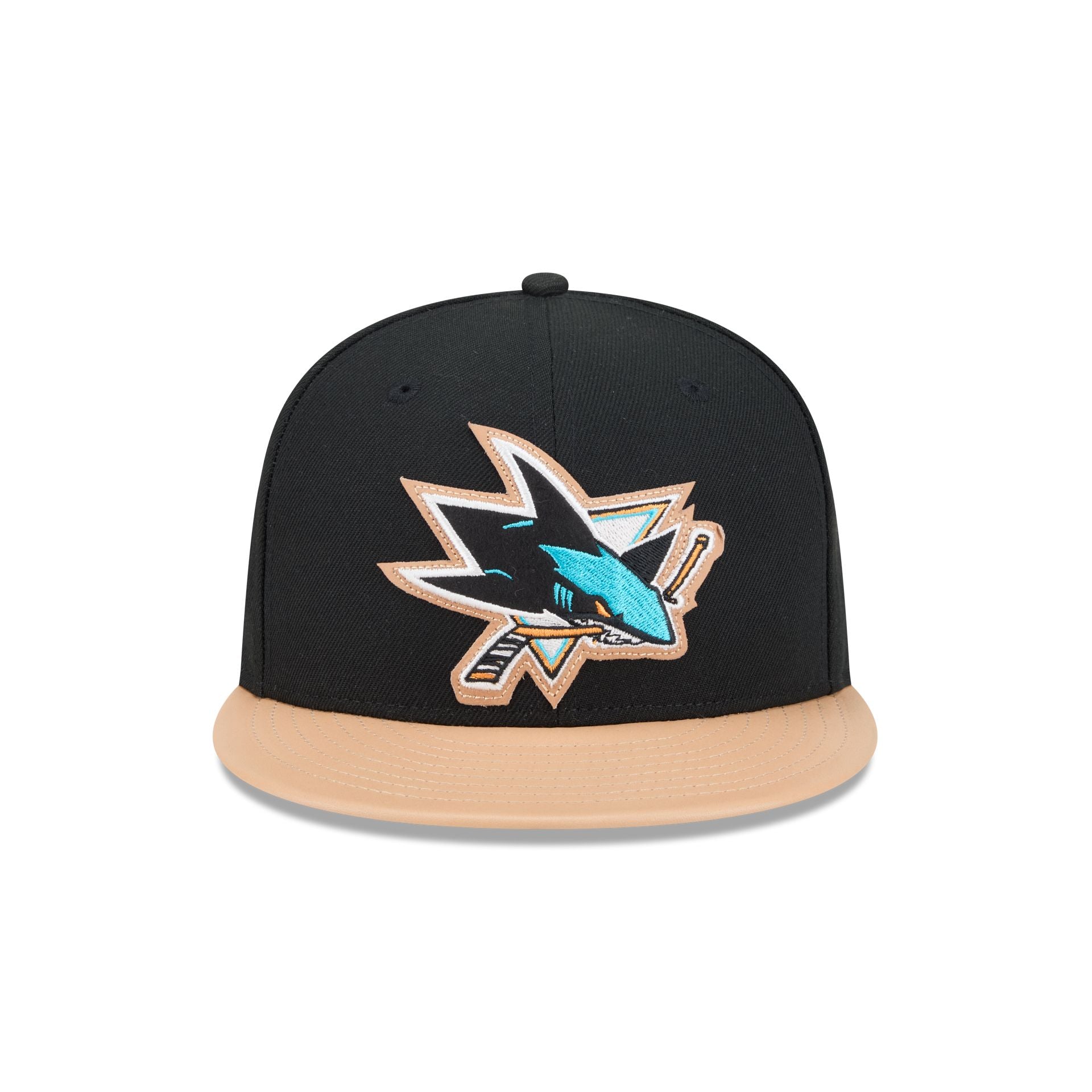 Alternative view of San Jose Sharks Leather Visor 59Fifty Fitted Hat