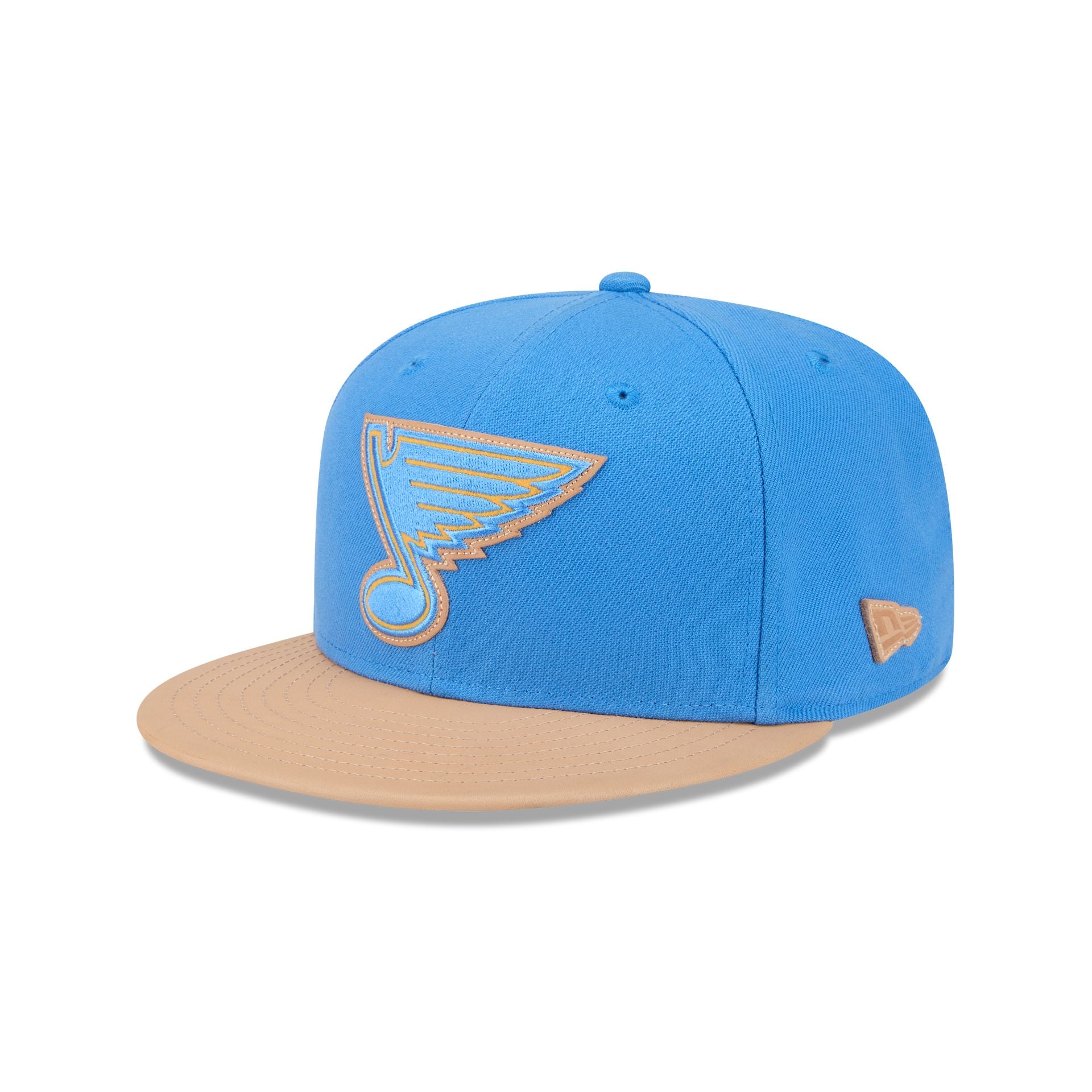 St. Louis Blues Leather Visor 59Fifty Fitted Hat