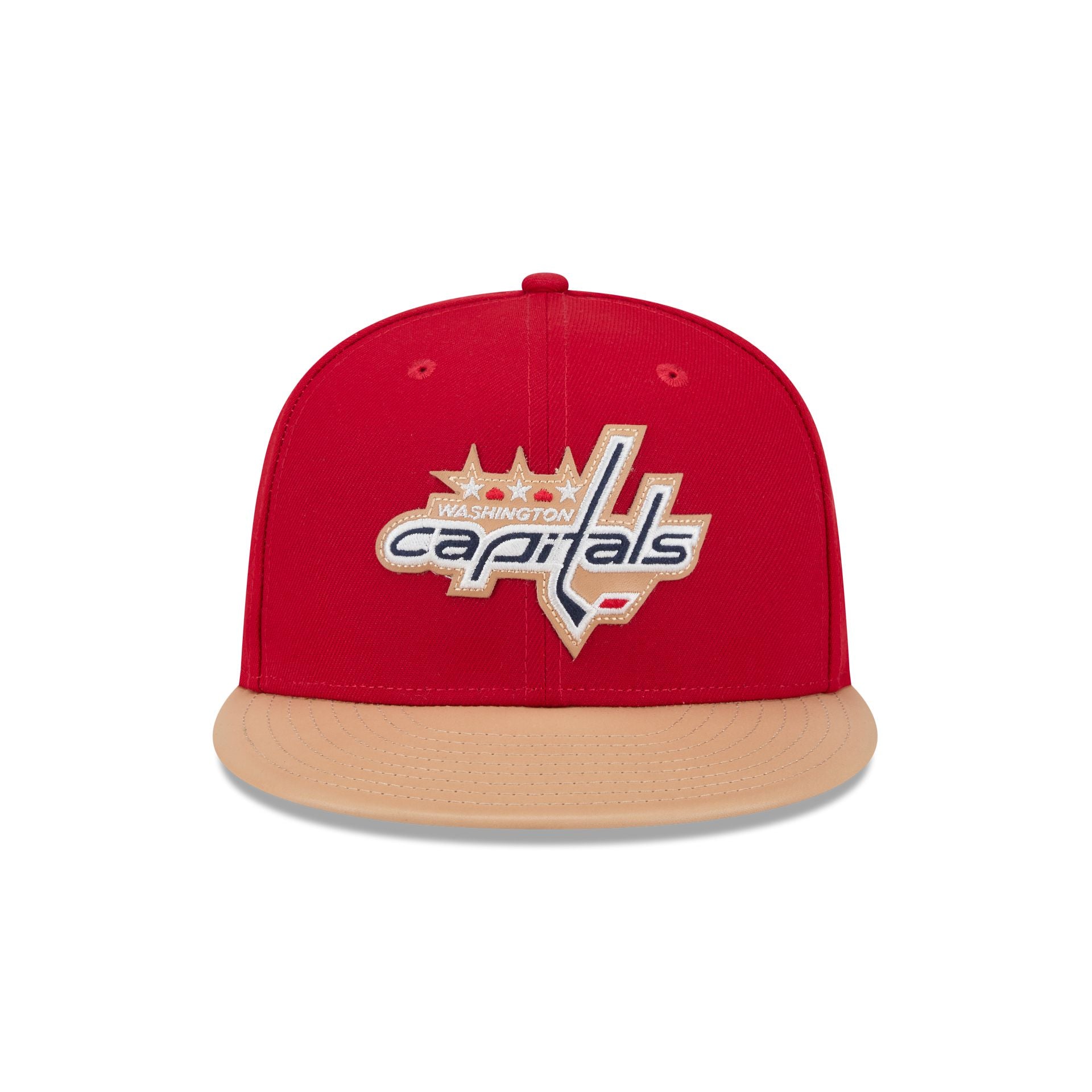 Alternative view of Washington Capitals Leather Visor 59Fifty Fitted Hat