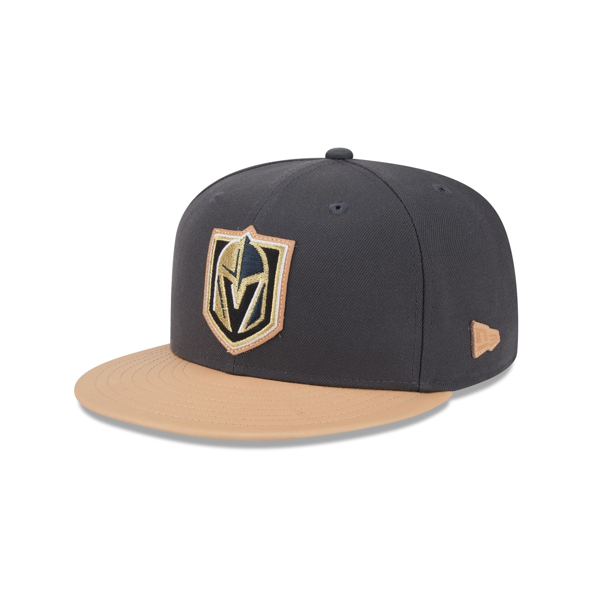 Vegas Golden Knights Leather Visor 59Fifty Fitted Hat