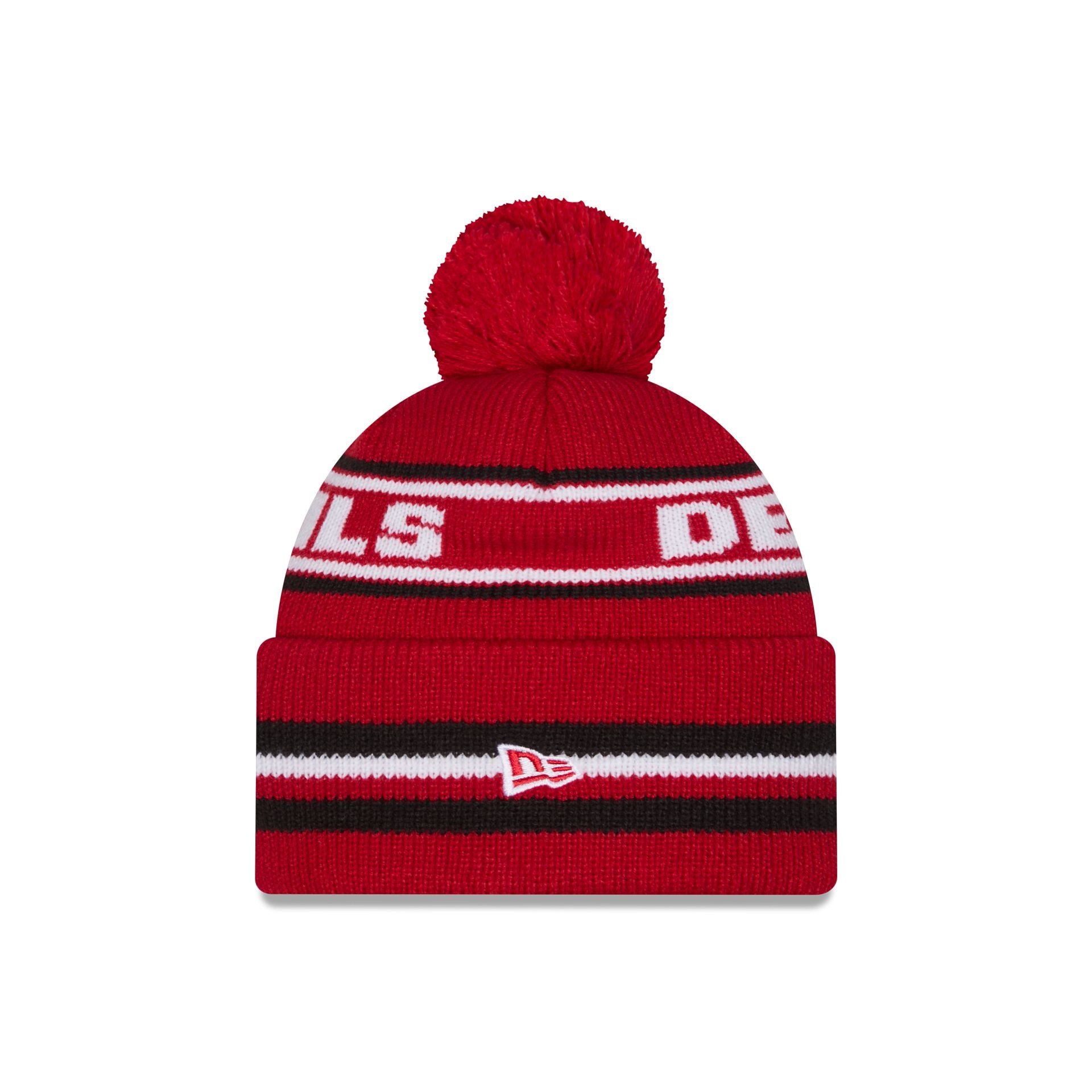 Alternative view of New Jersey Devils Classic Pom Knit Hat