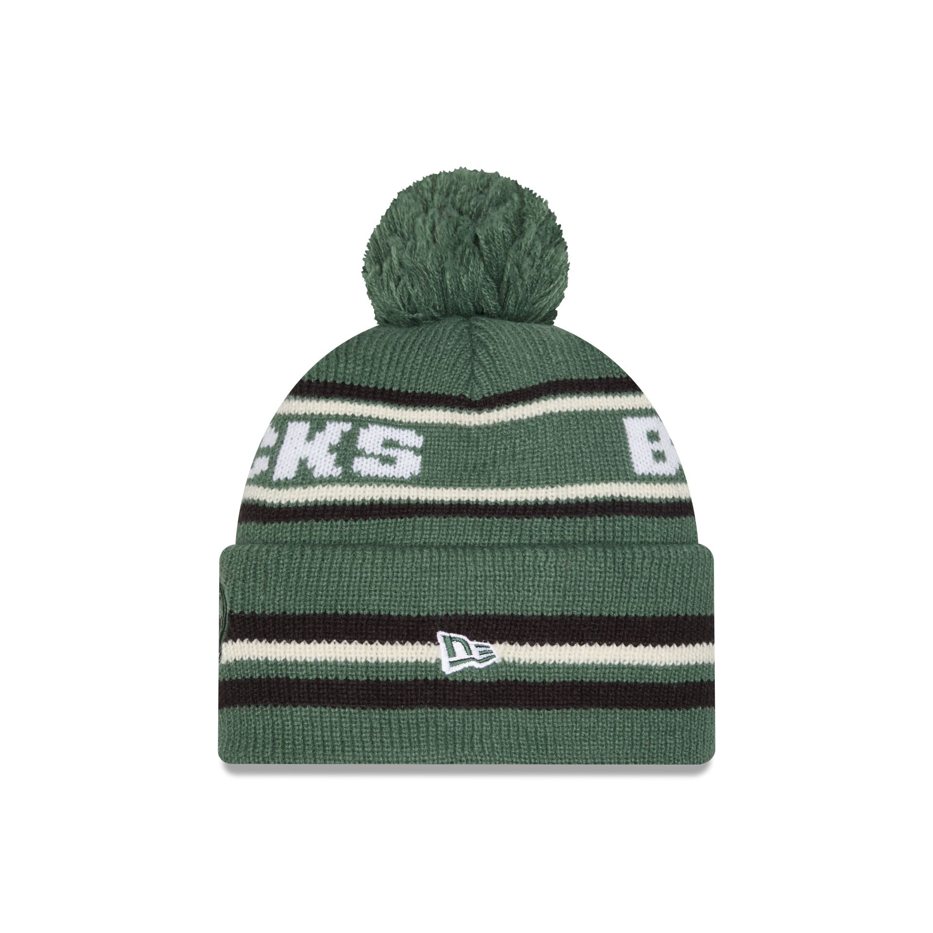 Alternative view of Milwaukee Bucks Classic Pom Knit Hat