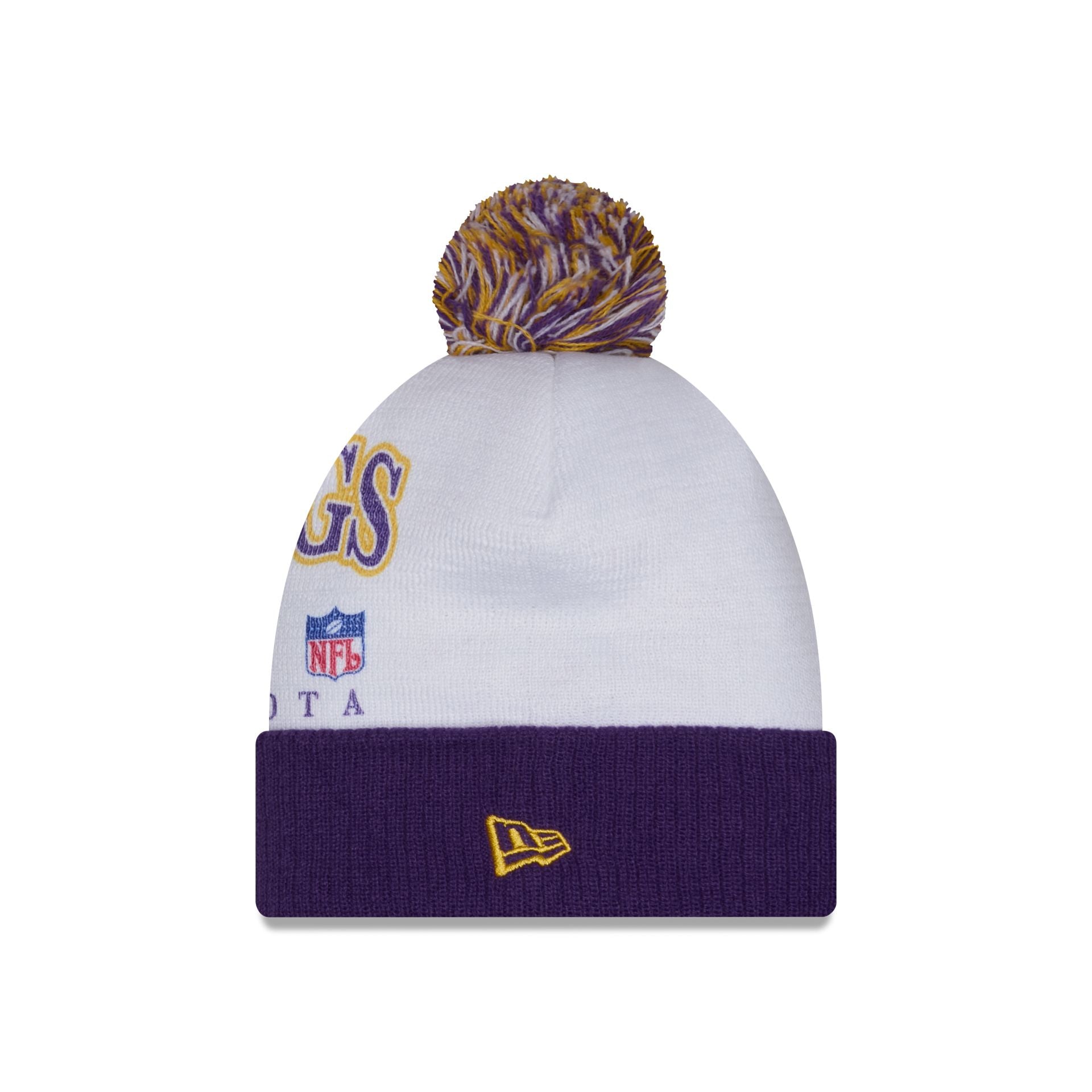 Alternative view of Minnesota Vikings Spirit Pom Knit Hat