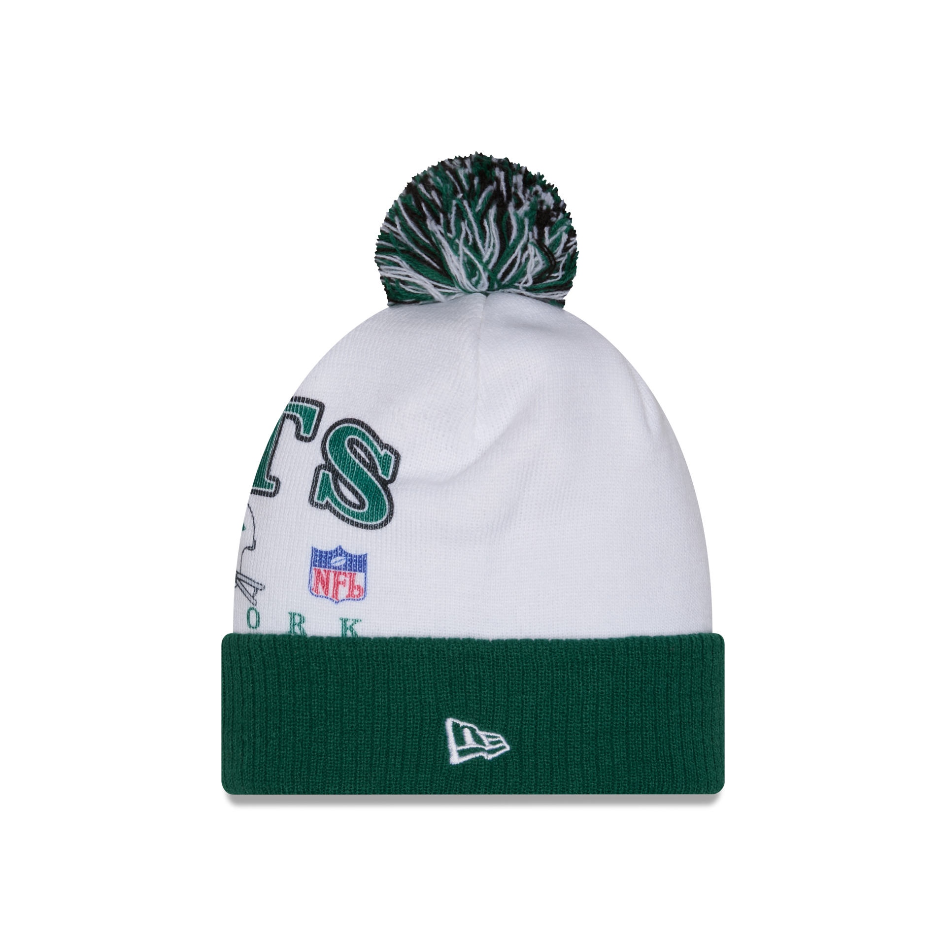 Alternative view of New York Jets Spirit Pom Knit Hat