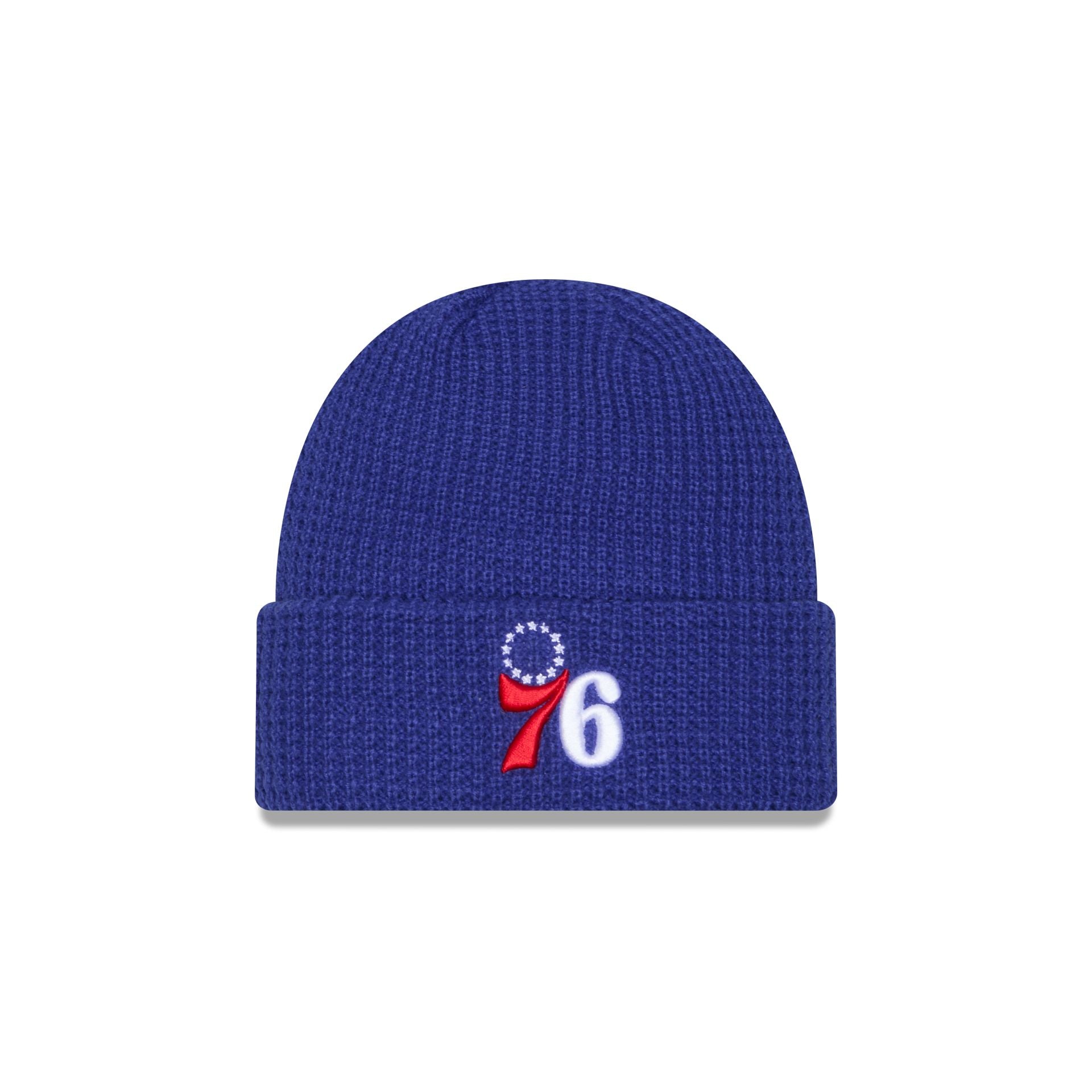 Philadelphia 76Ers Waffle Stitch Knit Beanie Hat