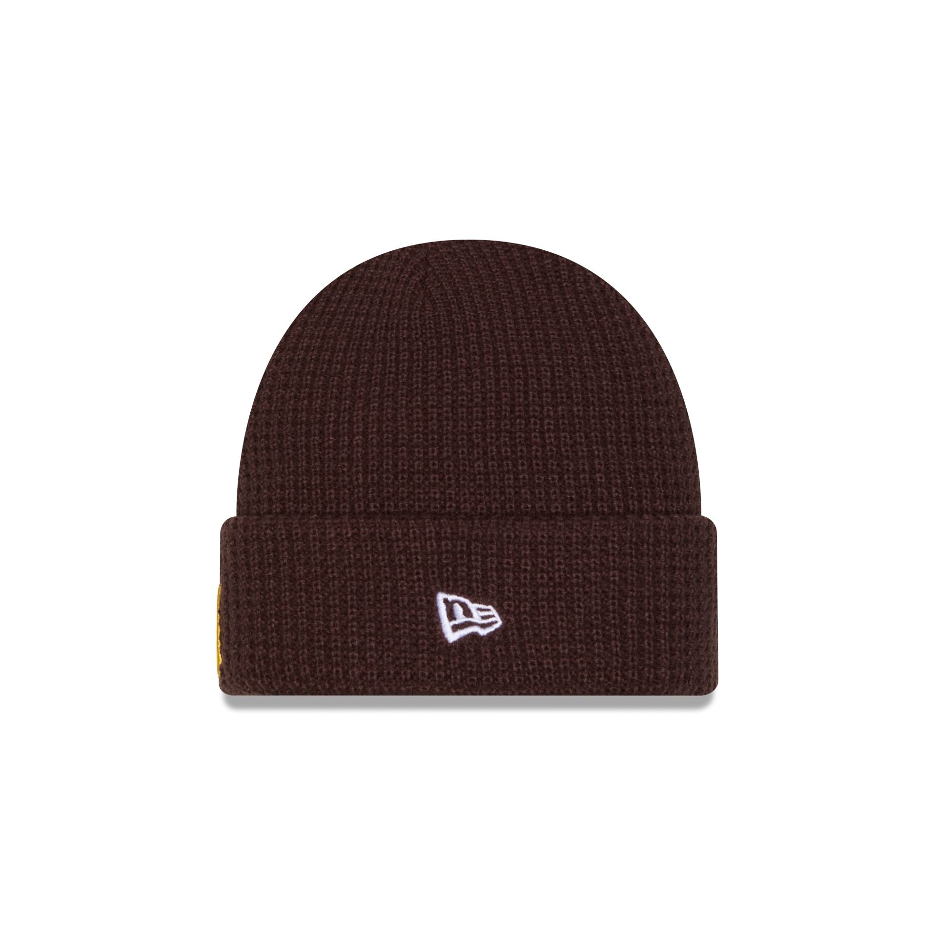 Alternative view of San Diego Padres Waffle Stitch Knit Beanie Hat