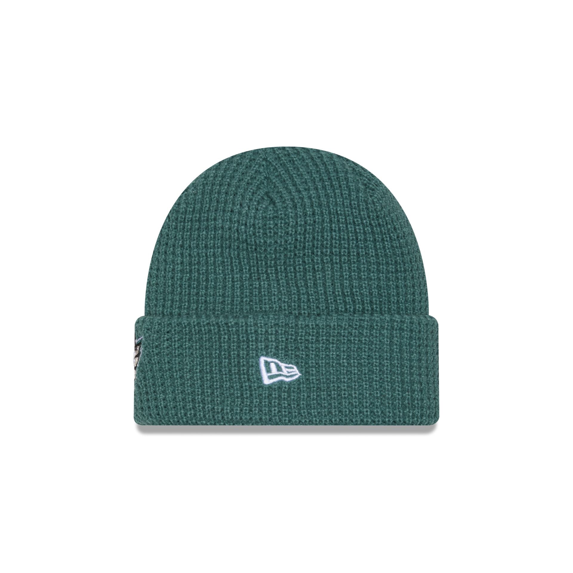 Alternative view of Philadelphia Eagles Waffle Stitch Knit Beanie Hat
