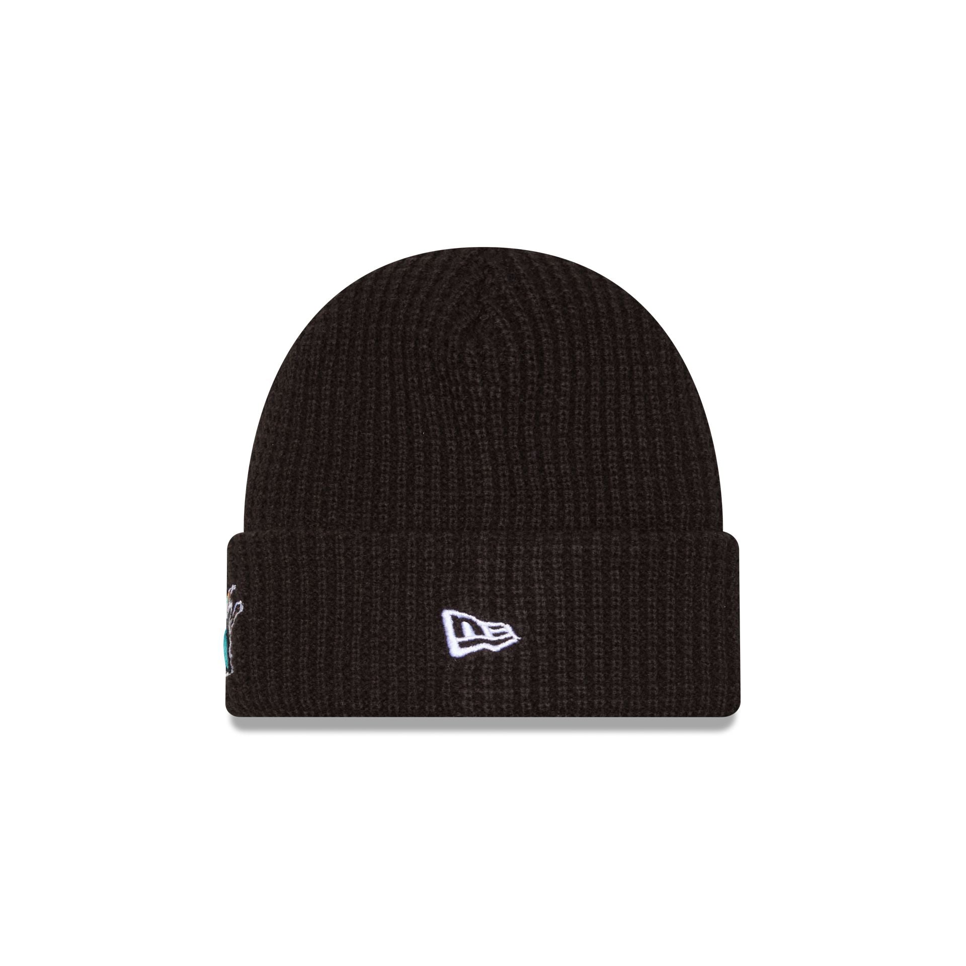Alternative view of San Jose Sharks Waffle Stitch Knit Beanie Hat