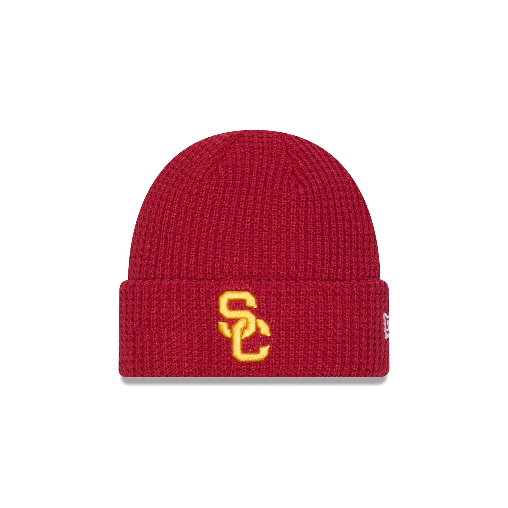 Usc Trojans Waffle Stitch Knit Beanie Hat